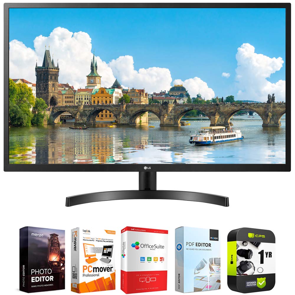 LG 31.5吋全高清IPS顯示器，附AMD FreeSync + CPS增強保護套裝（32MN600P-B）