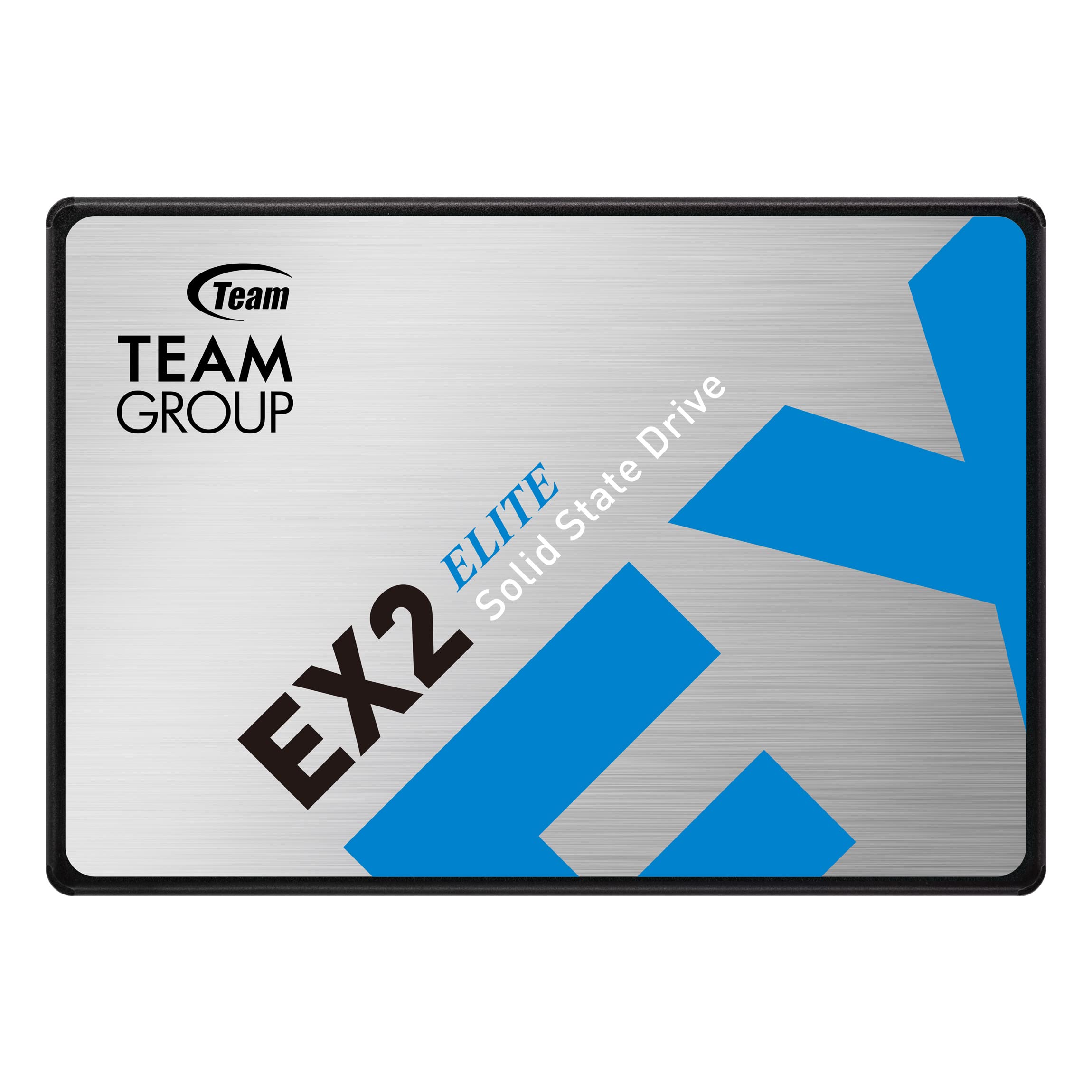 TEAMGROUP EX2 1TB 3D NAND TLC 2.5吋 SATA III 內建固態硬碟 SSD（讀取/寫入速度高達 550/520 MB/s）相容於筆記型電腦和桌上型電腦 T253E2001T0C101