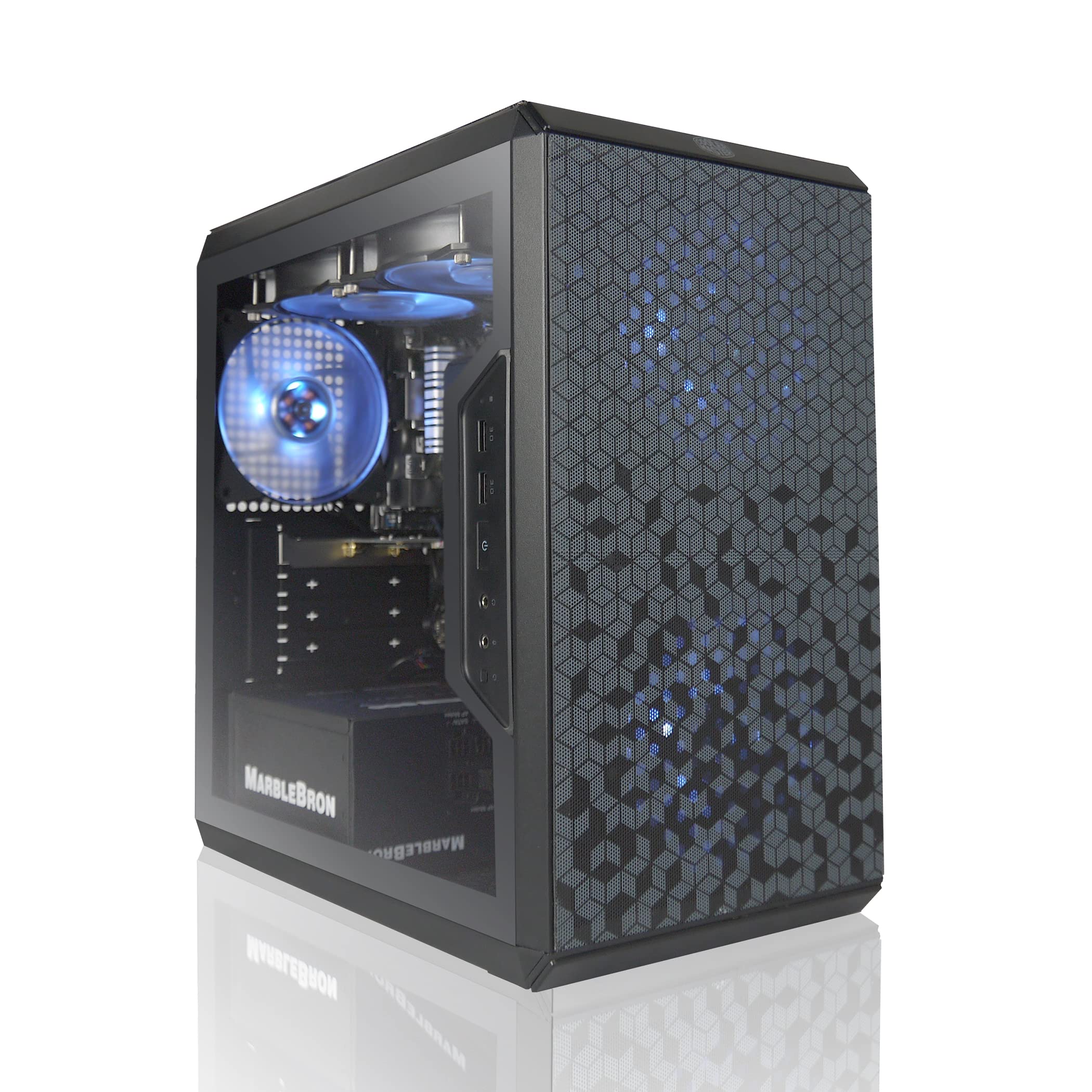 AVGPC Q-Box 系列遊戲電腦 - 最高睿頻 4.6 GHz AMD Ryzen 7 5700G 八核心十六線程處理器，整合 Radeon 顯示卡，配備 240mm 液冷散熱器、16GB DDR4 3200 記憶體、500GB 固態硬碟、Windows 10 AC 作業系統、WiFi…