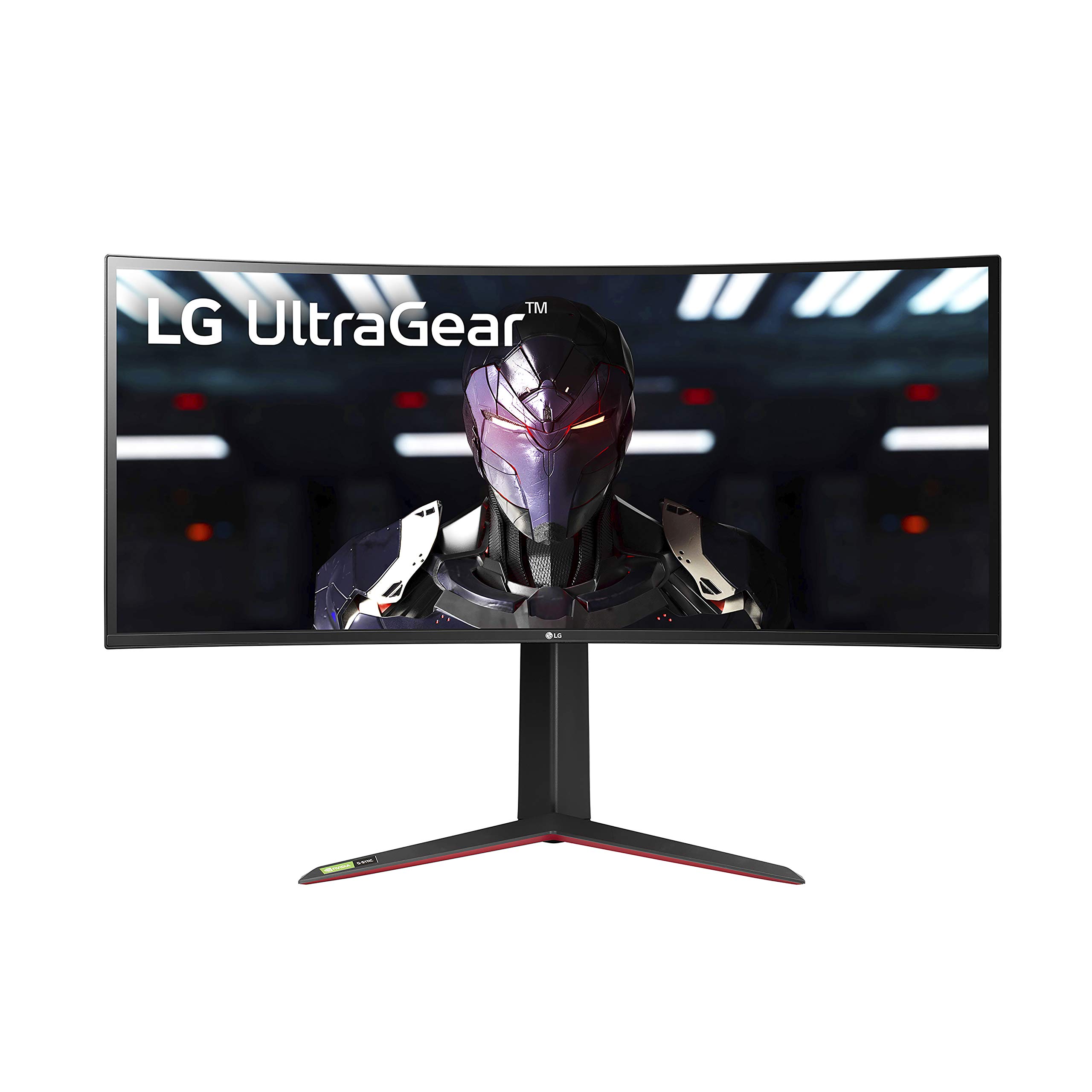LG UltraGear QHD 34吋曲面遊戲顯示器 34GP83A-B，Nano IPS面板，1ms (GtG)反應時間，支援VESA DisplayHDR 400、NVIDIA G-SYNC和AMD FreeSync Premium，144Hz更新率，黑色