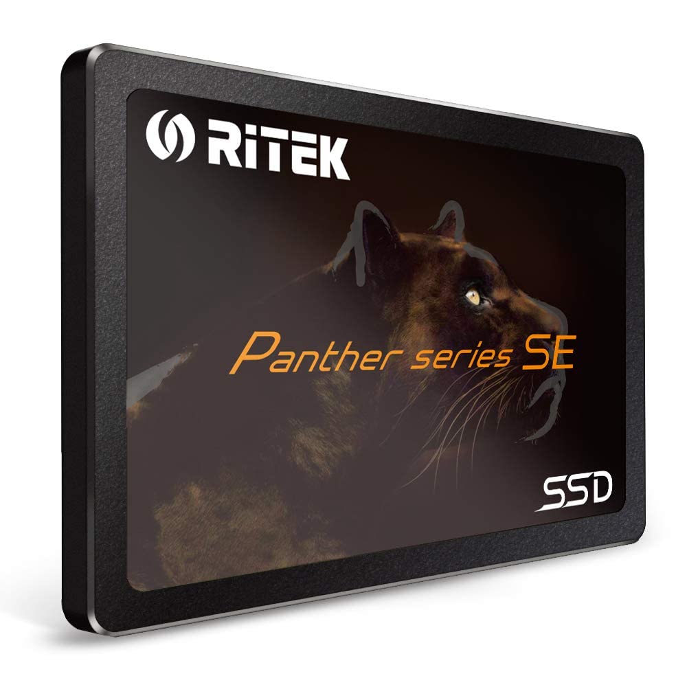 Ritek 120GB SSD（內建固態硬碟）3D NAND 2.5吋 SATA III 6Gb/s 超薄 7mm 最高讀寫速度 550MB/s Panther SE