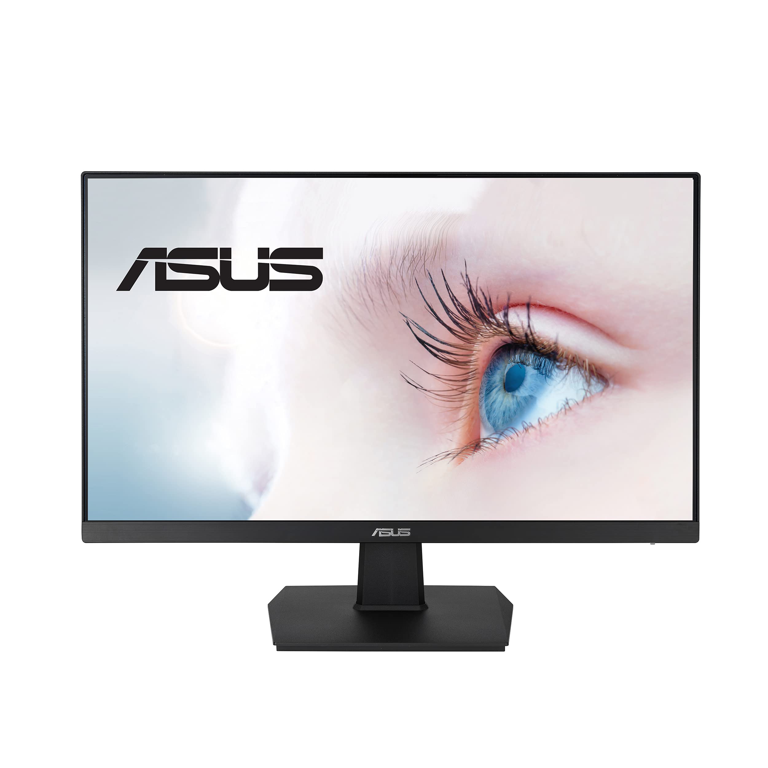 ASUS 23.8 吋 1080P 顯示器 (VA247HEY) - 全高清，75Hz，1ms，支援 Adaptive-Sync/FreeSync，護眼模式，低藍光，不閃屏，配備 HDMI、DVI、VGA 介面，支援 VESA 壁掛，無邊框設計
