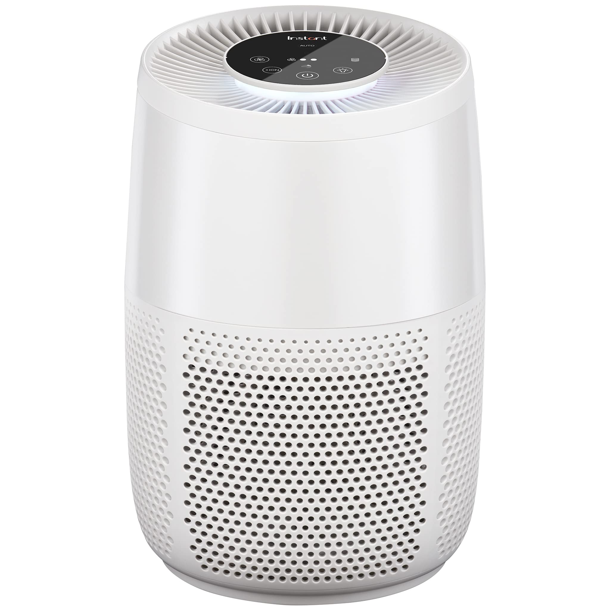 Instant HEPA靜音空氣清淨器，由Instant Pot製造商出品，採用等離子離子技術，適用於面積達630平方英尺的房間；可去除99%的灰塵、煙霧、異味、花粉和寵物毛髮，適用於臥室和辦公室，珍珠色