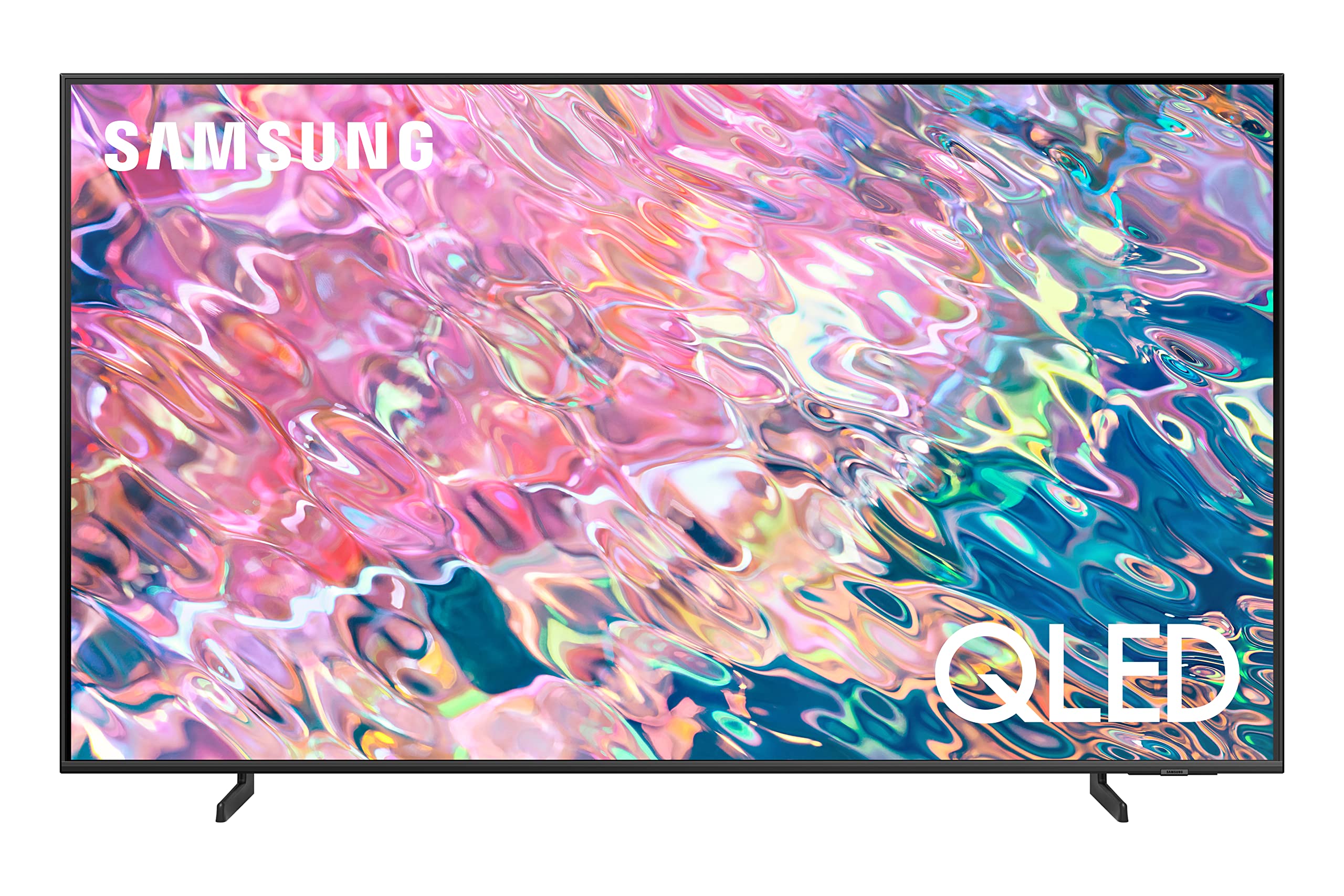 三星 65 吋 QLED Q60B 系列 - 4K 超高清雙 LED 量子 HDR 智慧電視，內建 Alexa（QN65Q60BAFXZA，2022 年）