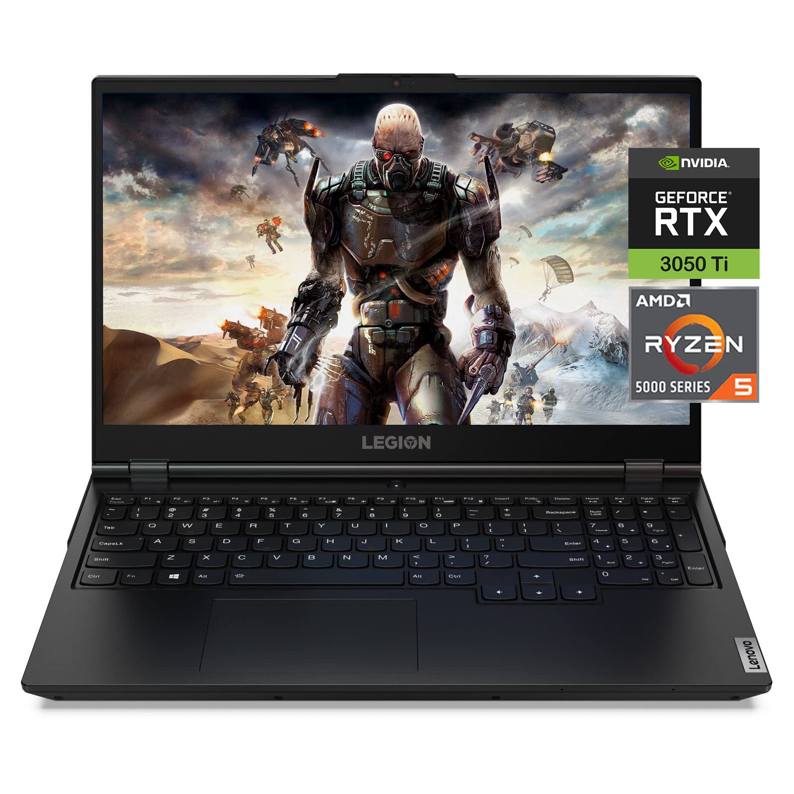 聯想拯救者5 15.6吋 FHD IPS 120Hz 遊戲筆記型電腦，AMD Ryzen 5 5600H 六核心處理器（最高可達 4.2GHz），32GB 內存，1TB NVMe 固態硬碟，GeForce RTX 3050 Ti 顯示卡，背光鍵盤，Windows 111 作業系統