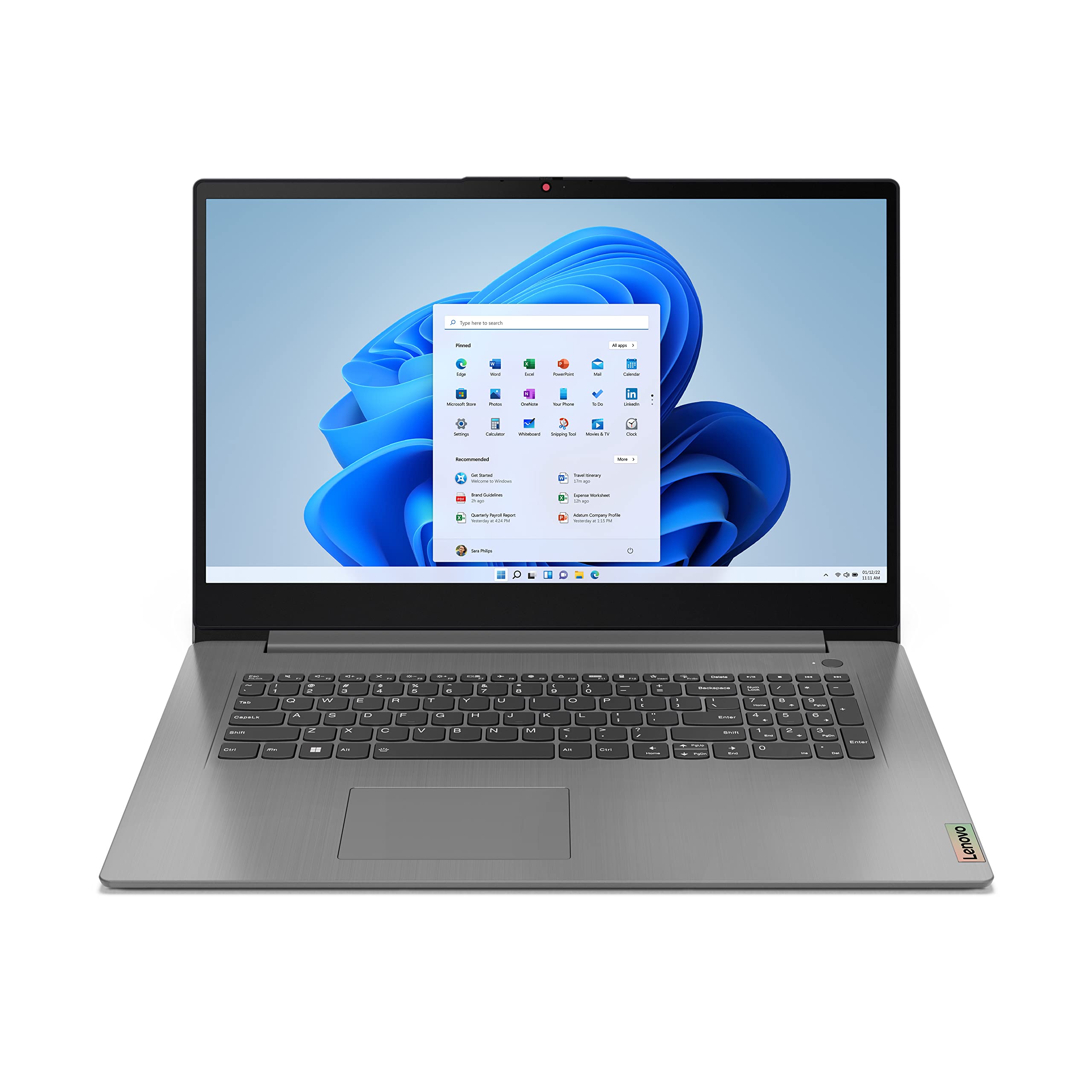 聯想 - 2022 - IdeaPad 3 - 旅行筆記型電腦 - AMD Ryzen 5 處理器 - 17.3 吋 FHD 顯示器 - 8GB 記憶體 - 512GB 儲存空間 - Windows 11 家用版
