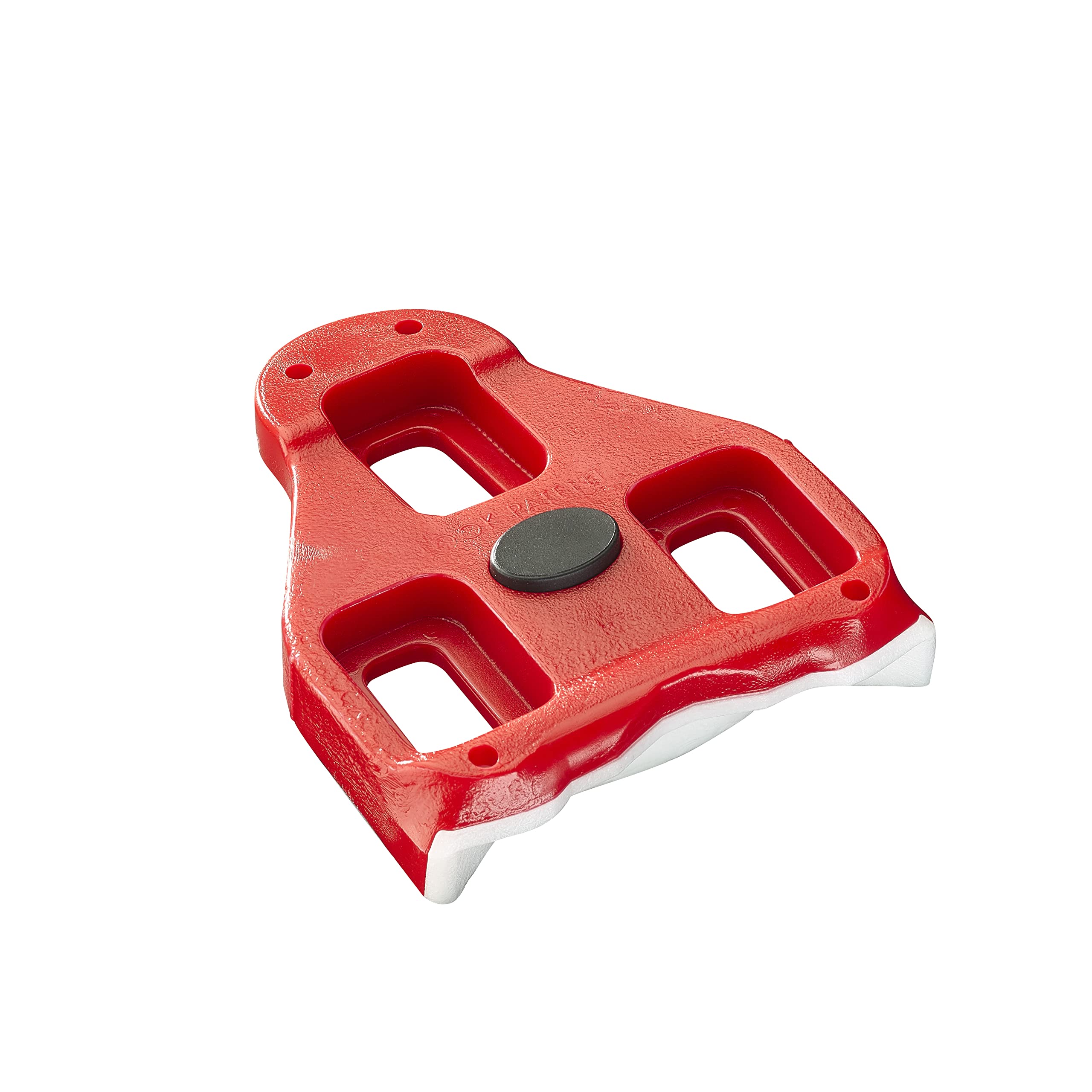 Look Cycle - Delta Fitness 室內動感單車鎖片，帶記憶定位功能 - 兼容標準 Look 非 KEO 腳踏 - 黑色 - 紅色