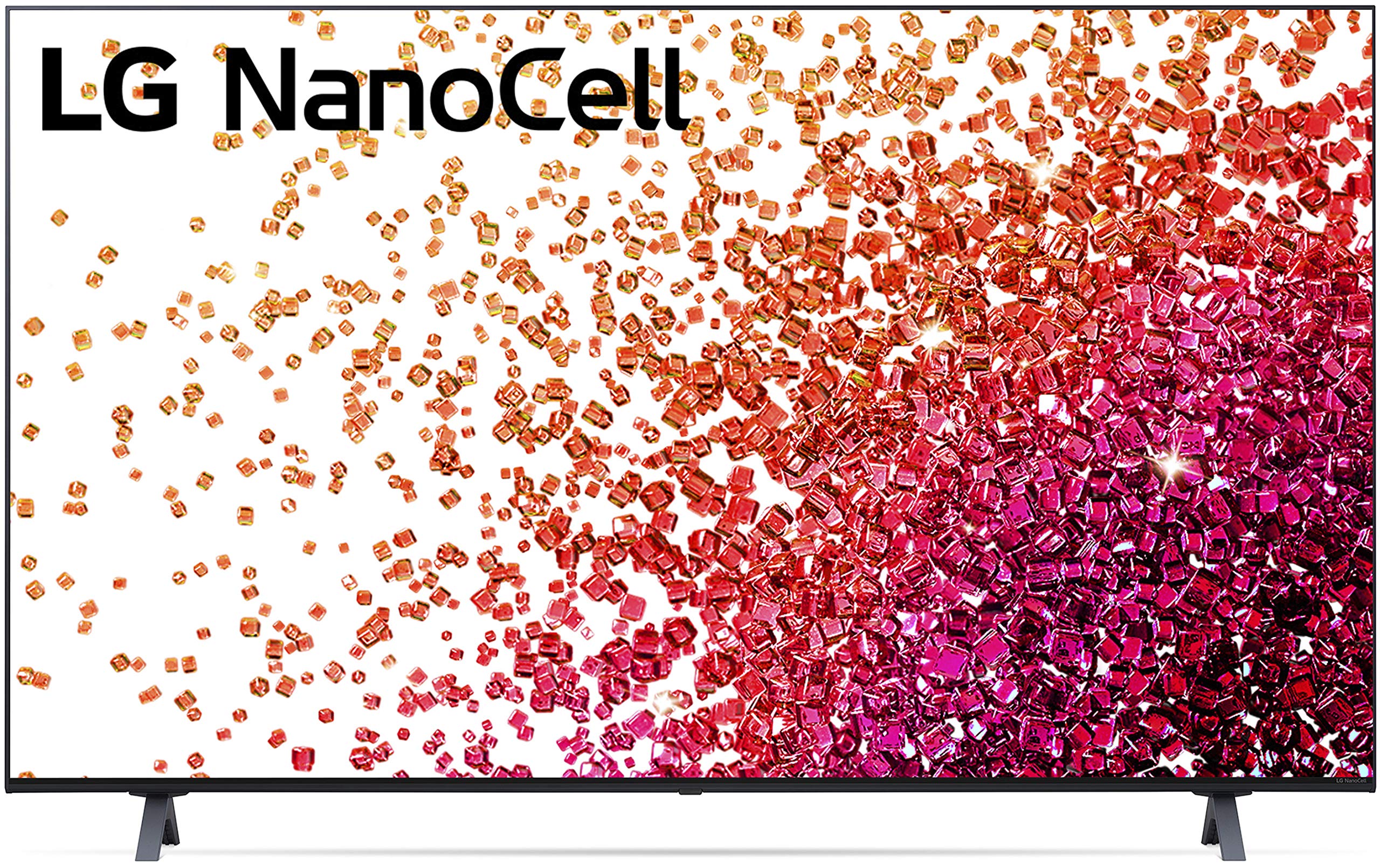 LG NanoCell 75 系列 50 吋 Alexa 內建 4K 智慧電視 (3840 x 2160)，60Hz 更新率，AI 超高清，Active HDR，HDR10，HLG (50NANO75UPA，2021)