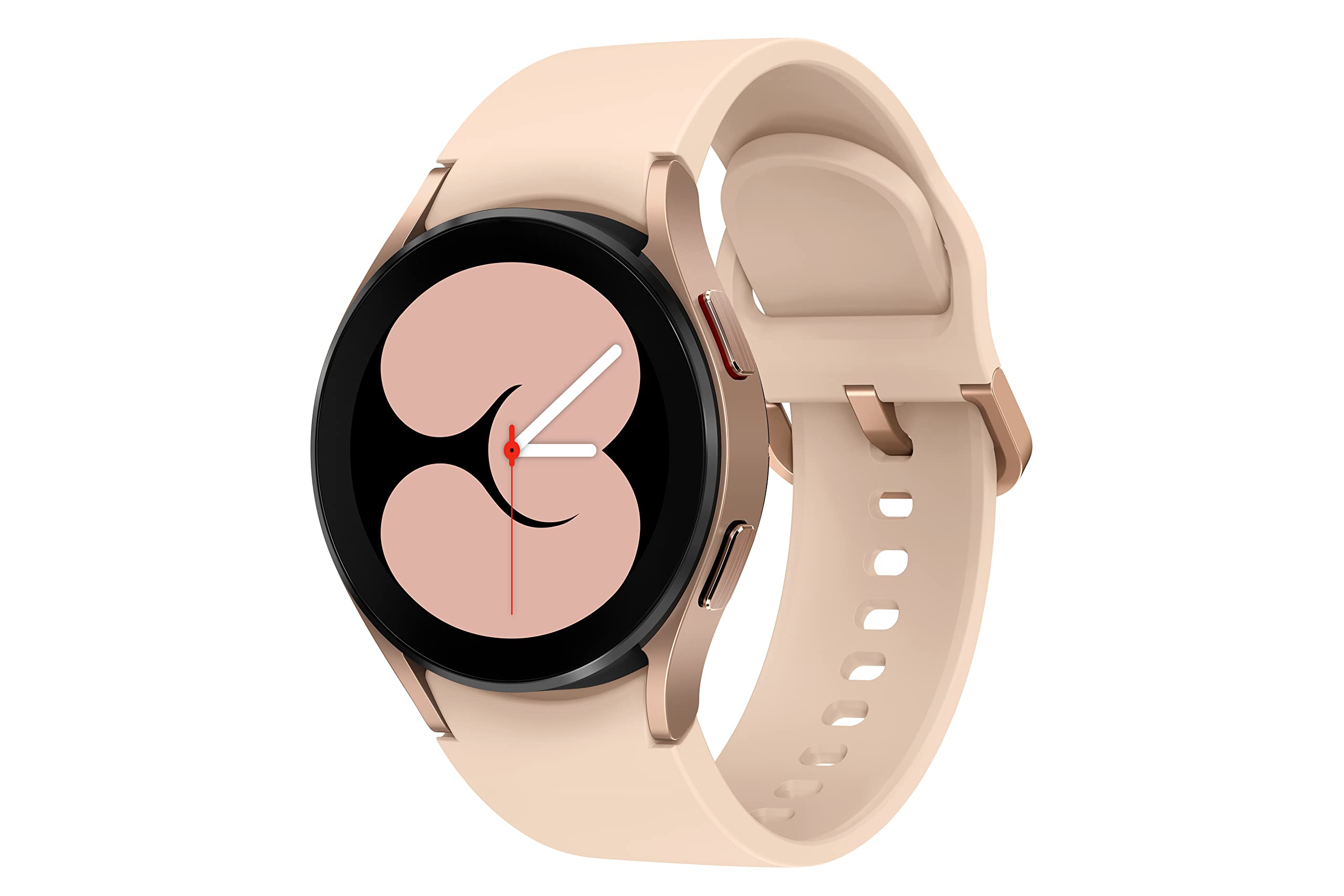 三星 Galaxy Watch 4 40mm 智慧手錶，帶心電圖監測功能，可用於健康、健身、跑步、睡眠週期監測，具備 GPS 防跌倒功能，支援藍牙連接，美國版，型號 SM-R860NZDAXAA，粉金色