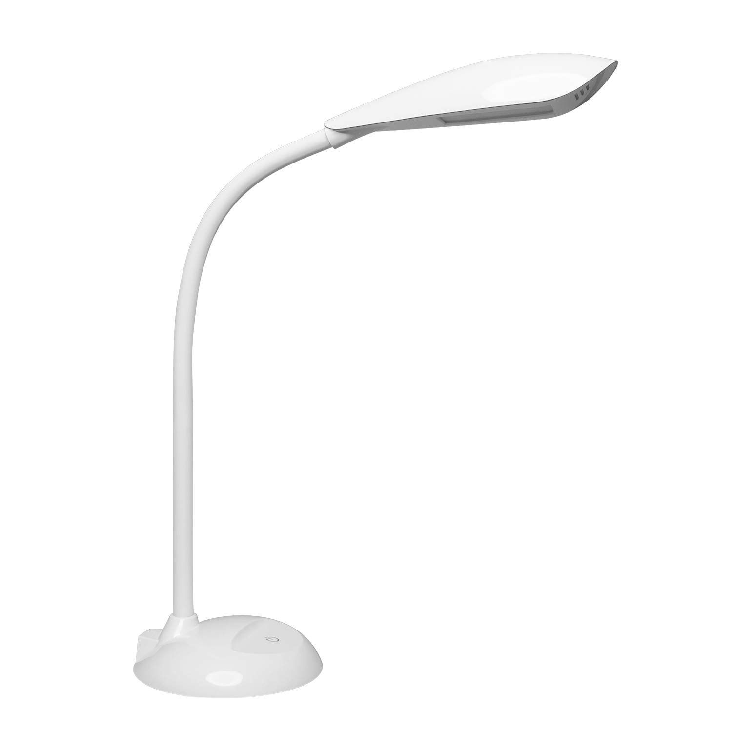 ANNAITE LED 檯燈，4.4W 節能檯燈，採用三星燈珠，3 檔亮度調節，靈敏觸控，通過 FCC 認證，適用於家庭、臥室、辦公室，白色