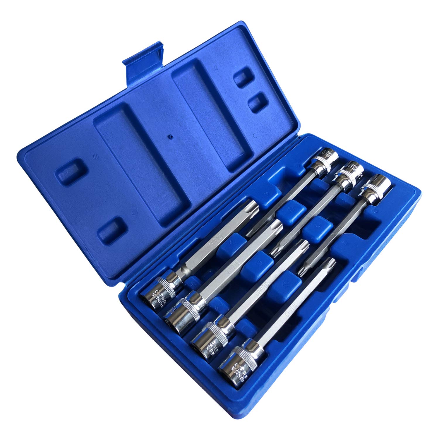 超長 Torx 星形套筒組 7 件組 T25-T60 CR-V "3/8" 驅動 110mm(Torx)