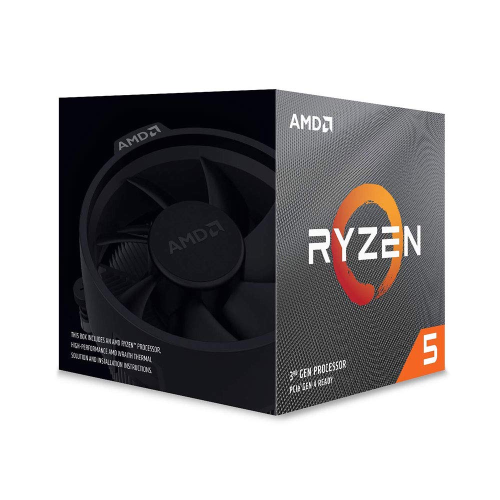 AMD Ryzen 5 3600X 6核心12執行緒不鎖頻桌上處理器，配備Wraith Spire散熱器