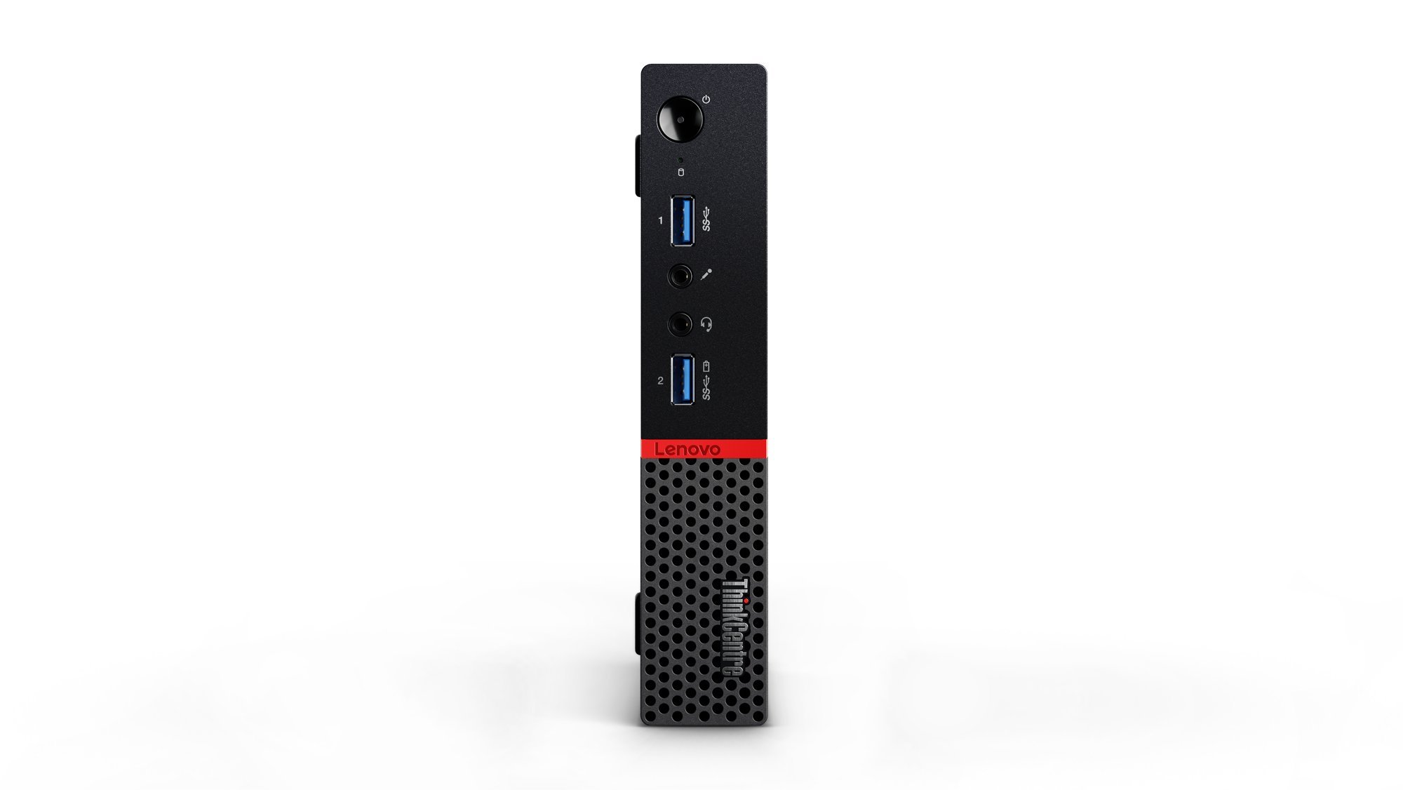 聯想 ThinkCentre M900 迷你桌上型電腦（Intel Core i5-6500T 處理器，最高睿頻 3.1 GHz，16 GB 內存，256 GB 固態硬碟，USB 3.0 接口，WiFi），預裝 Windows 10 專業版（翻新機）€…