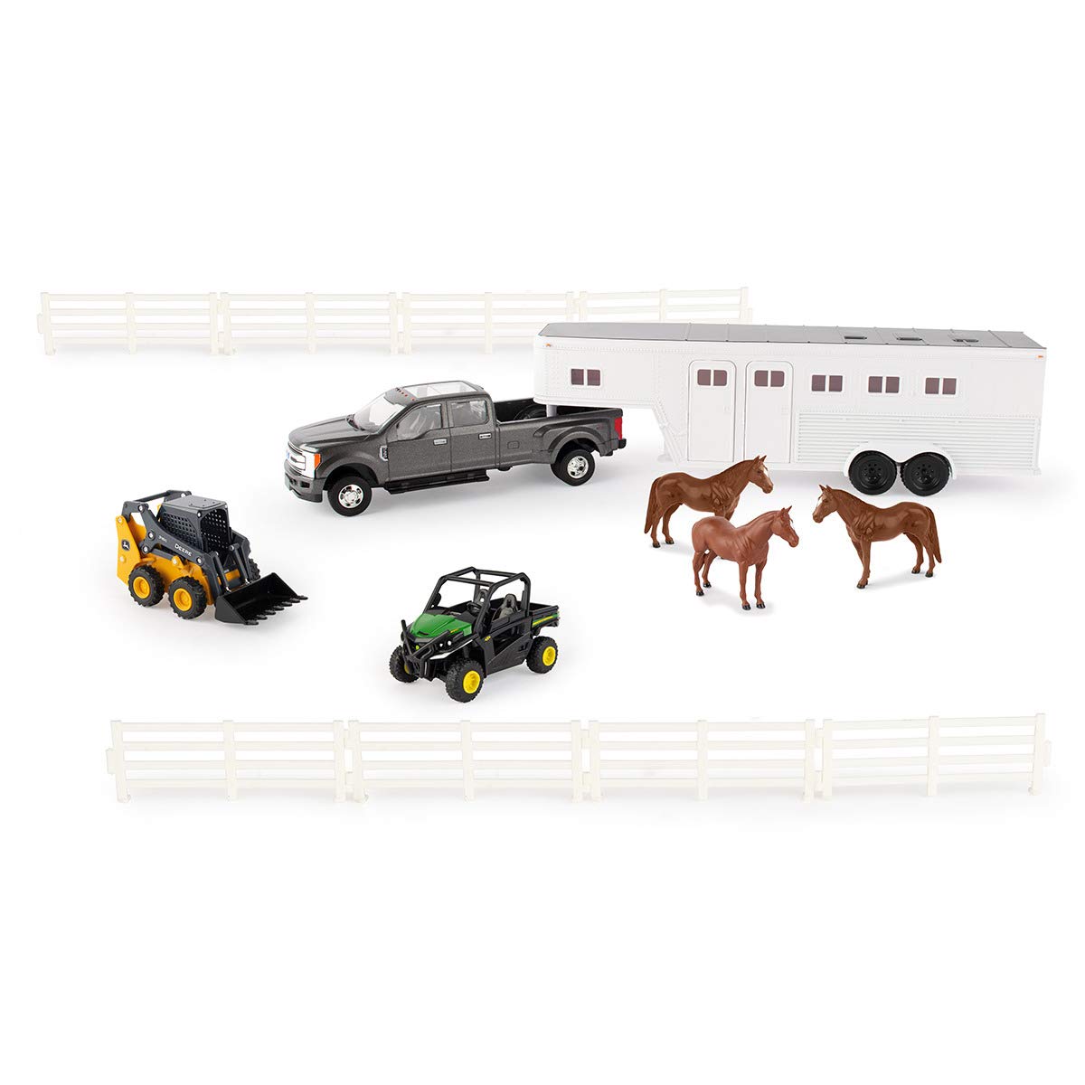 John Deere Tomy 1/32 比例模型套裝（含馬匹）