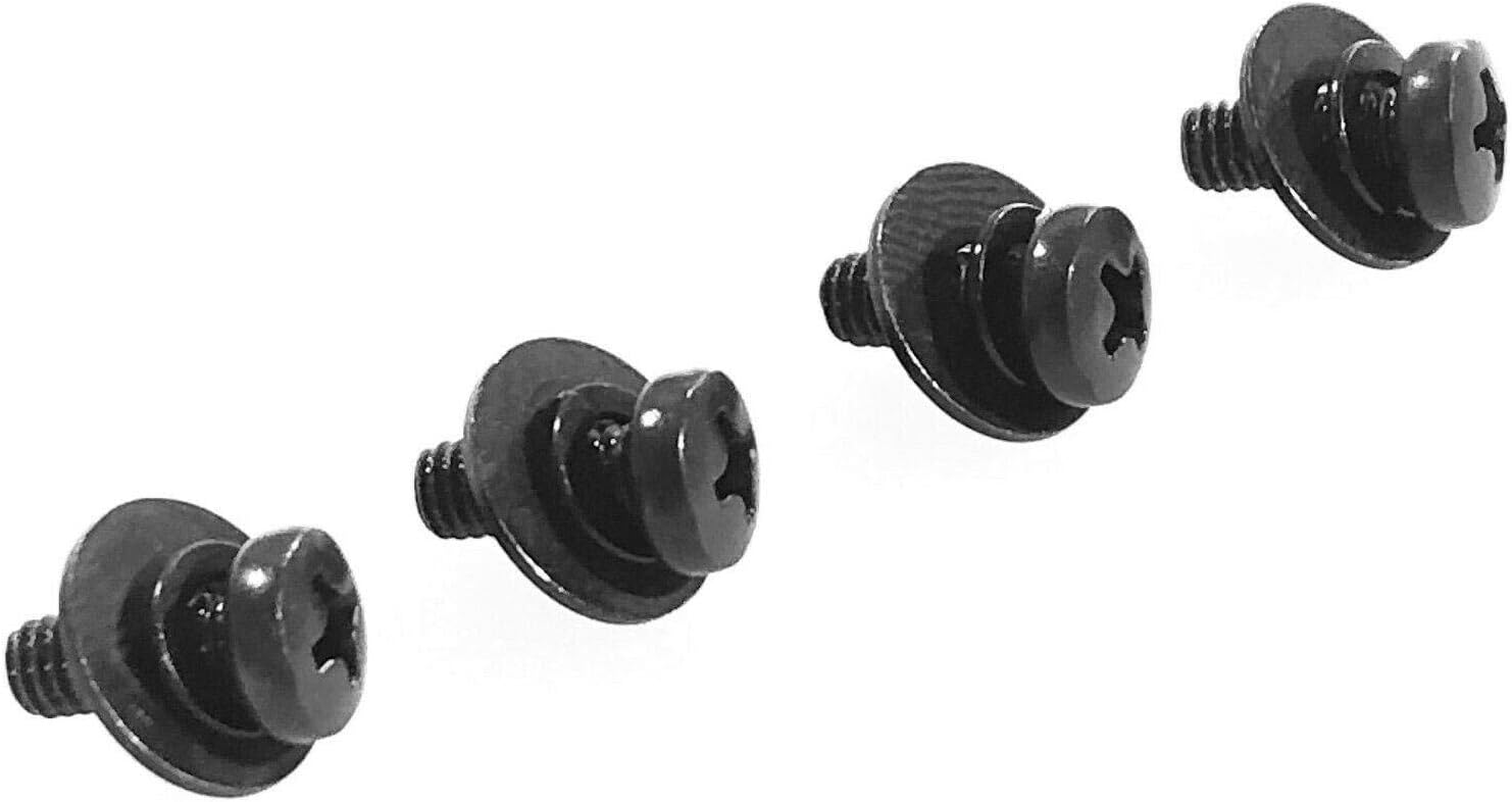 ReplacementScrews VESA相容於M4 10mm電視/顯示器壁掛螺絲，適用於75x75mm和100x100mm支架。公制螺絲和墊圈，適用於安裝任何品牌的電視/顯示器。