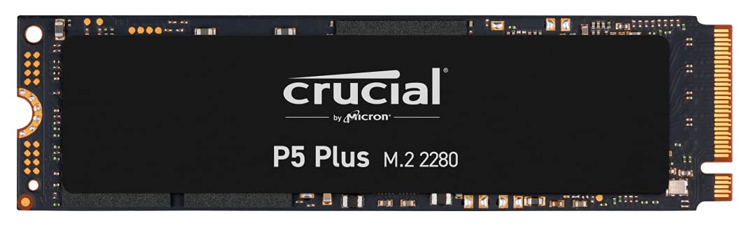 Crucial P5 Plus 2TB PCIe Gen4 3D NAND NVMe M.2 遊戲固態硬碟，最高讀寫速度達 6600MB/s - CT2000P5PSSD8