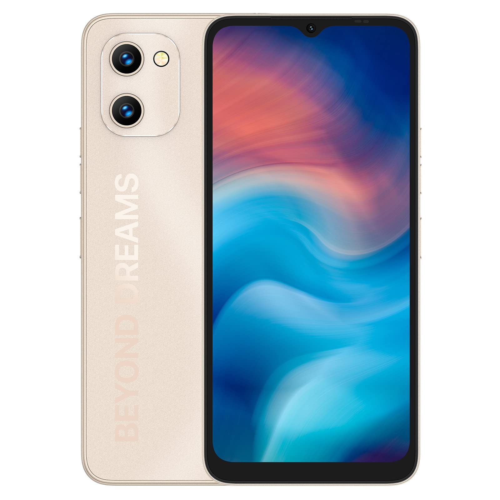 UMIDIGI G1手機，Android 12解鎖手機，雙卡4G LTE手機，2+32GB儲存空間，可擴充至256GB，6.52吋高畫質+螢幕，5150mAh電池，GSM解鎖