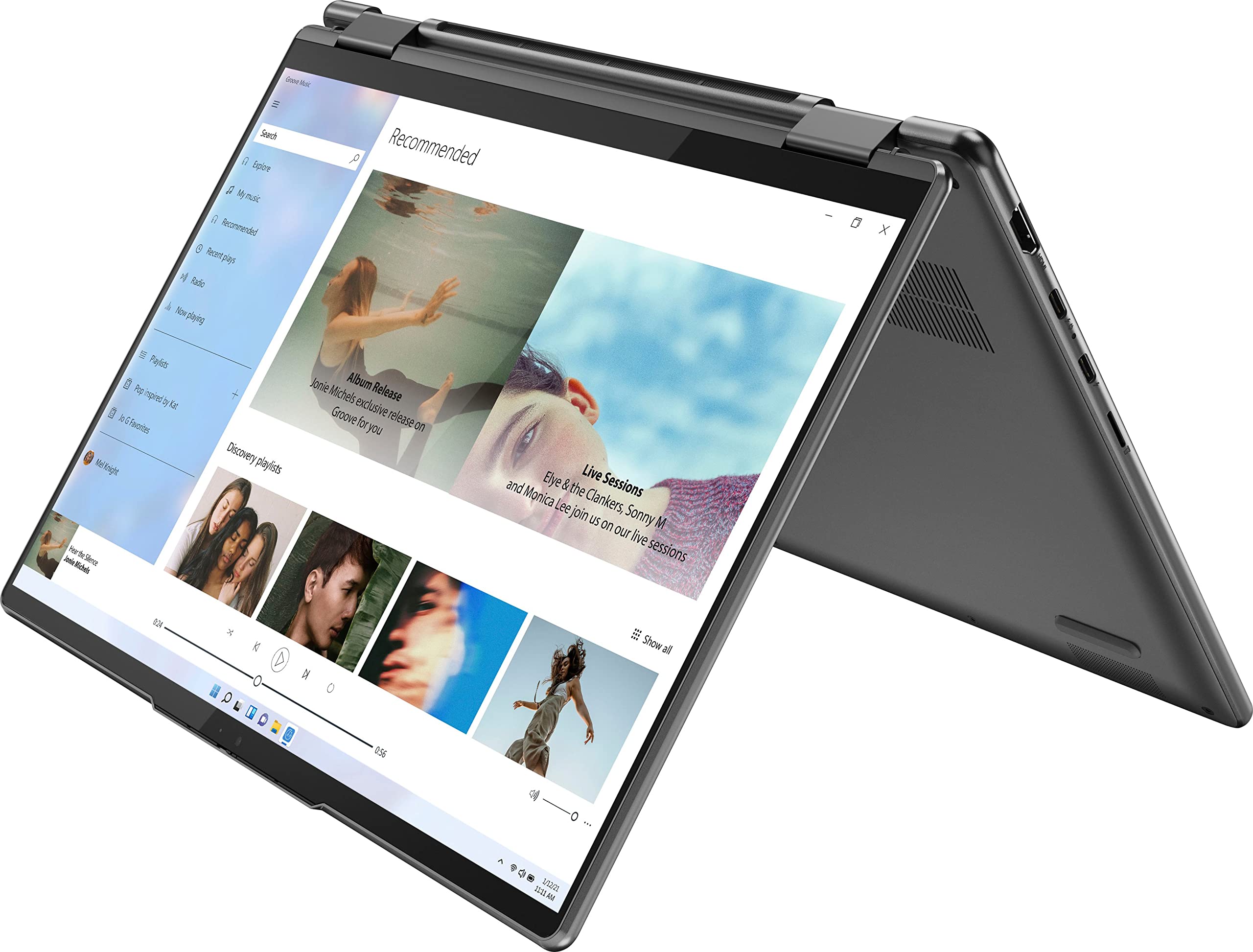 Lenovo ENOVO Yoga 7i 二合一筆記型電腦，14 吋 2.2K 觸控屏，第 12 代酷睿 i7-1255U 處理器，Iris Xe 顯示卡，16GB 內存，512GB 固態硬盤，Wi-Fi 6E，Thunderbolt 4 接口，512GB 固態硬盤，Wi-Fi 6E，Thunderbolt 4 接口，4512GB 40 紙片，Wi-Fi 6E，Thunderbolt 4 1000