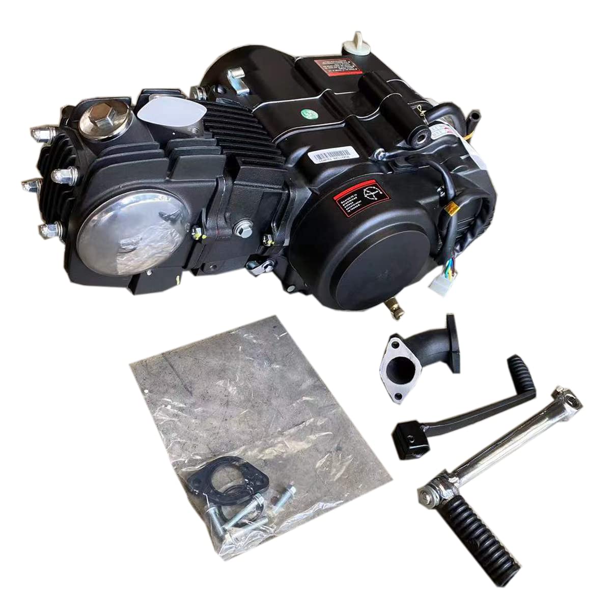 X-PRO 125cc 四衝程小型越野摩托車發動機，帶手排變速箱和腳啟動
