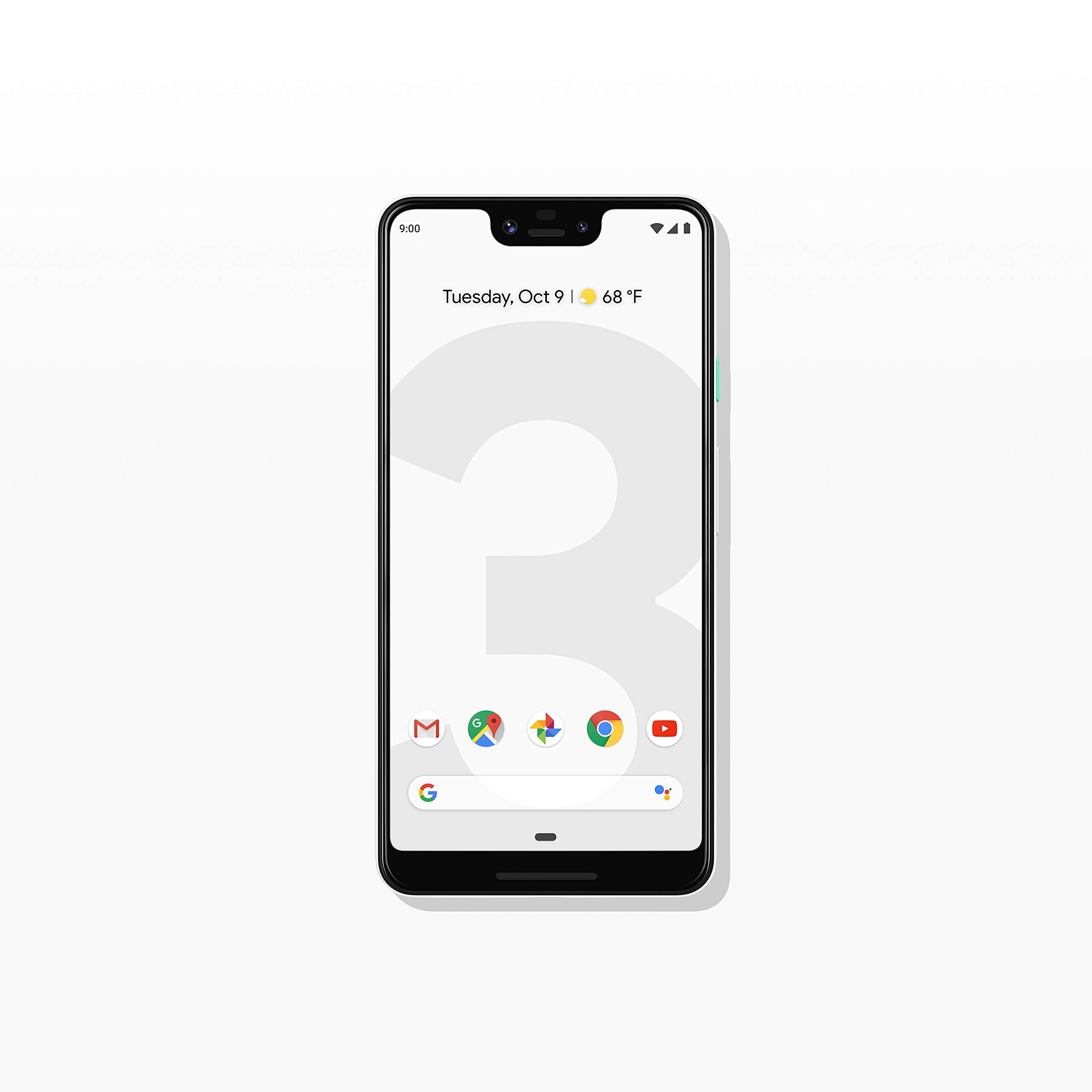 Google Pixel 3 XL 手機（64GB 內存，已解鎖）- 純白