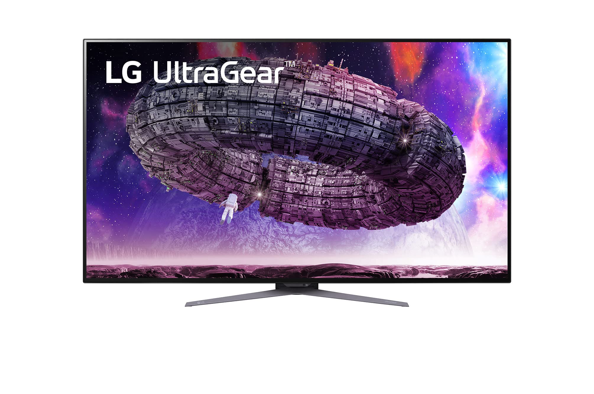 LG 48GQ900-B 48吋 Ultragear™ UHD OLED 遊戲顯示器，防眩光，150萬:1 對比度，DCI-P3 色域 99%（典型值），支援 HDR，10.1ms (GtG) 介面反應時間，120Hz 典型值），支援 HDR，10.1ms (GtG) 介面反應時間，120Hz 尺寸更新率，HDMI 2.1 耳機反應