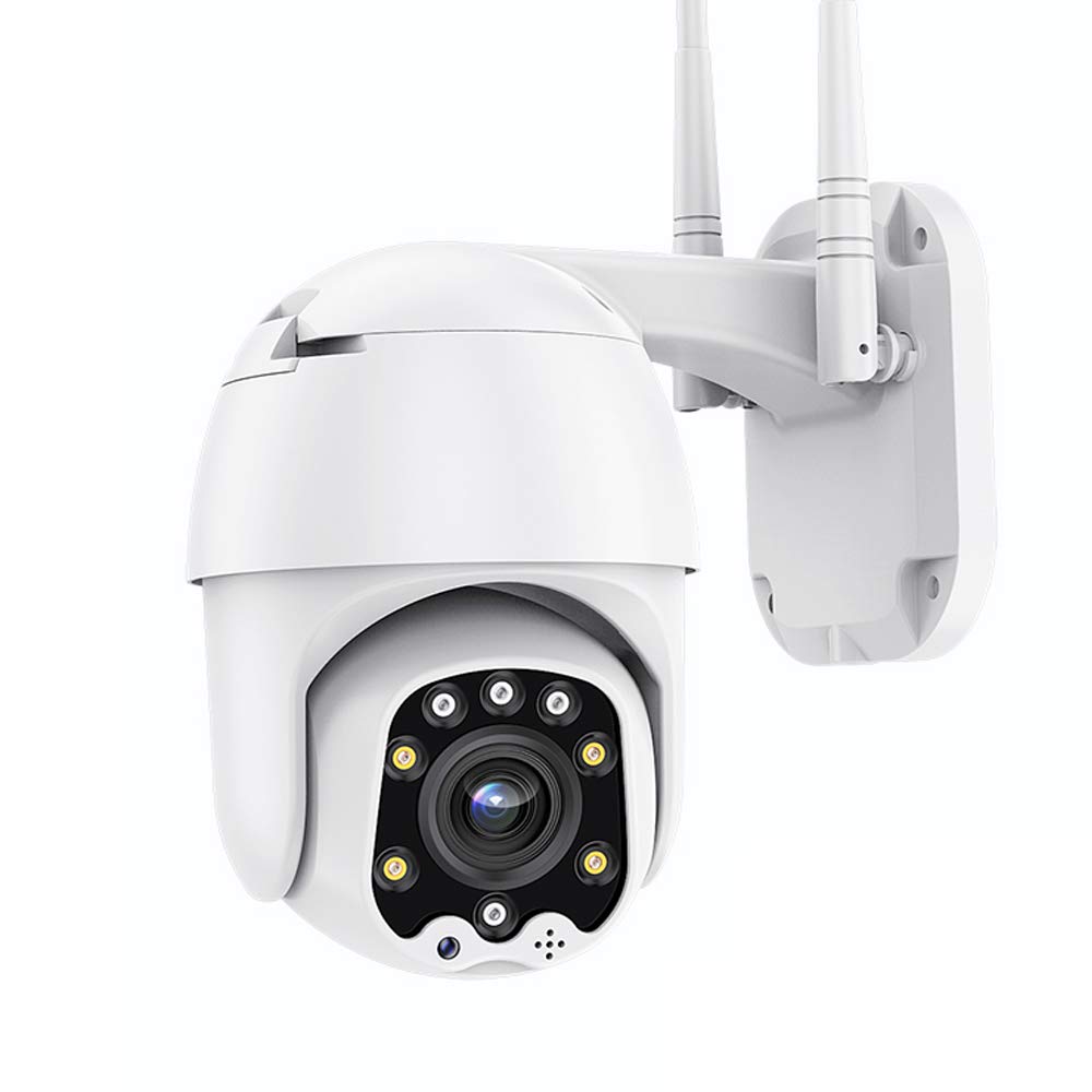 Alptop 戶外 PTZ WiFi IP 安防攝影機 1080P 家用監視器 雲台雙向語音移動偵測彩色夜視自動追蹤 CamHiPro APP AT-200DW