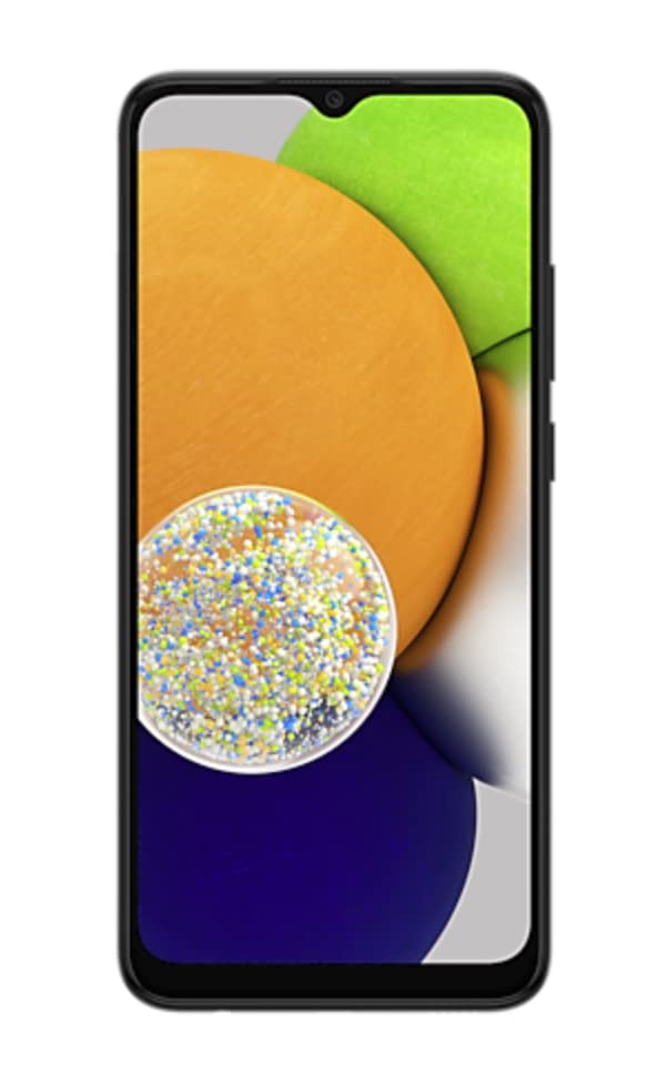 三星電子 Galaxy A03 手機，工廠 GSM 解鎖安卓智慧型手機，32GB，長效電池，國際版（黑色）