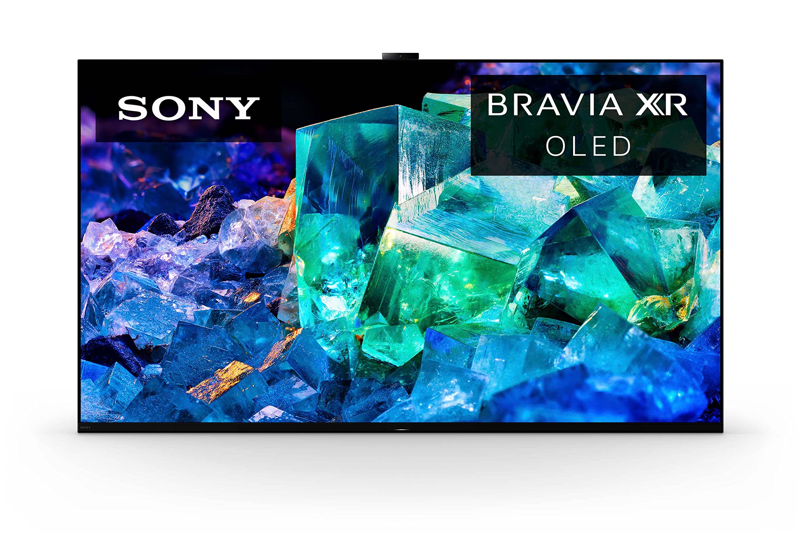 Sony 55 吋 4K 超高清電視 A95K 系列：BRAVIA XR OLED 智慧型 Google 電視，支援杜比視界 HDR、藍牙、Wi-Fi、USB、乙太網路、HDMI 以及 PlayStation 5 的專屬功能 XR55A95K - 2022 年款