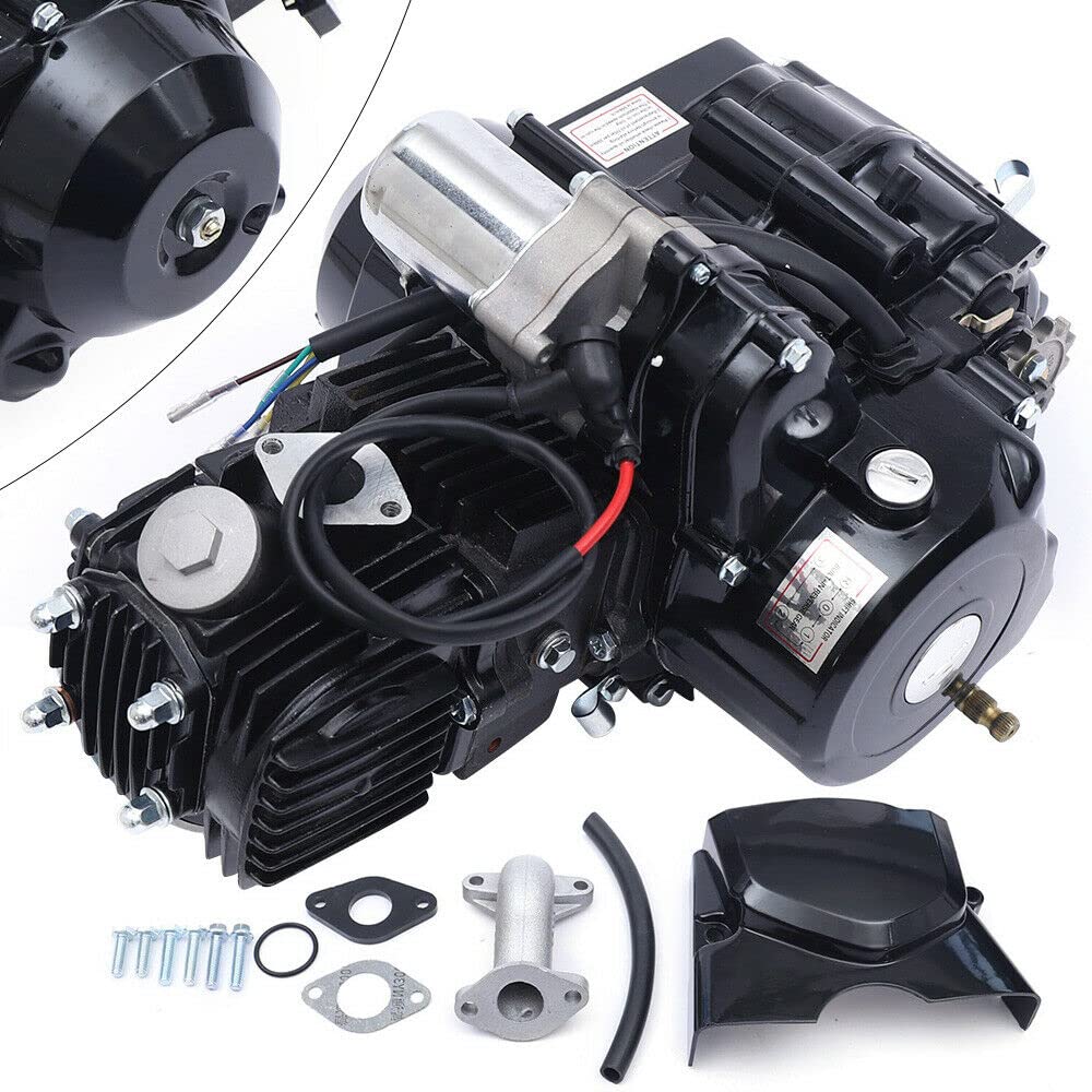 PanDair 125cc 四衝程半自動帶倒擋 ATV 卡丁車發動機，適用於大多數中國製造的 125cc ATV 以及 50cc-110cc ATV 的升級改裝。