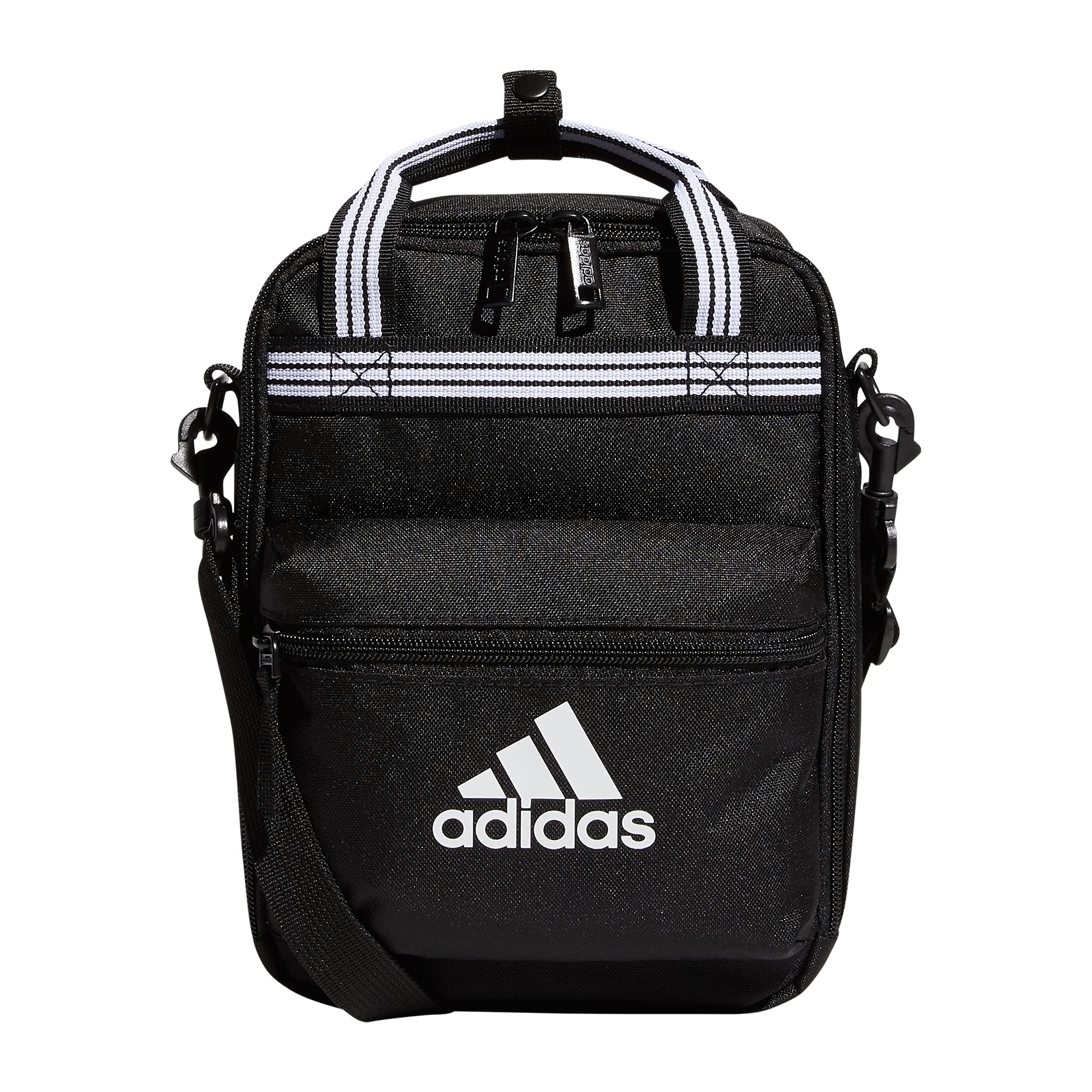 adidas Squad 保溫午餐包，黑/白，均碼