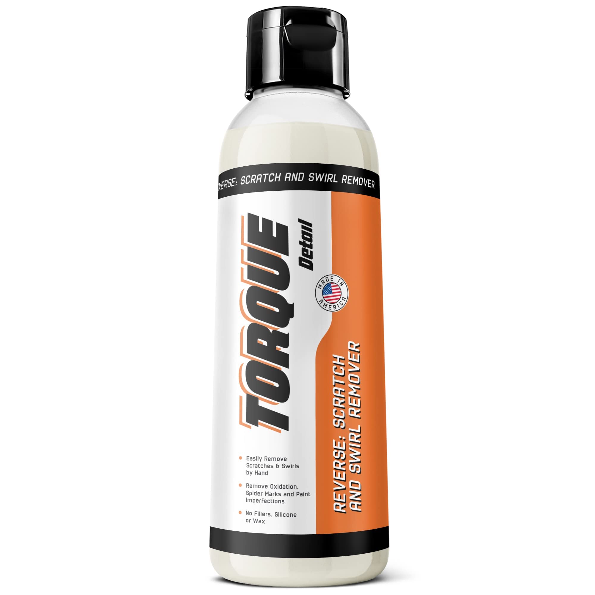 TORQUE DETAIL 反向汽車刮痕去除劑和漆面刮痕修復劑 - 去除水漬和漆面旋紋 - 修復深刮痕並拋光，這款多功能漆面修復劑可手工操作
