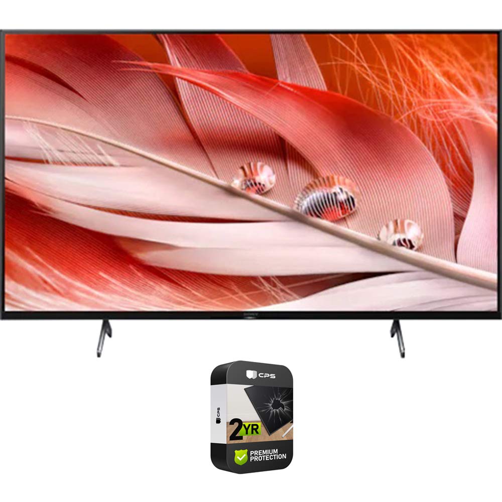 Sony XR50X90J 50 吋 X90J 4K 超高清全陣列 LED 智慧電視套裝，含 2 年 CPS 高級增強保護包