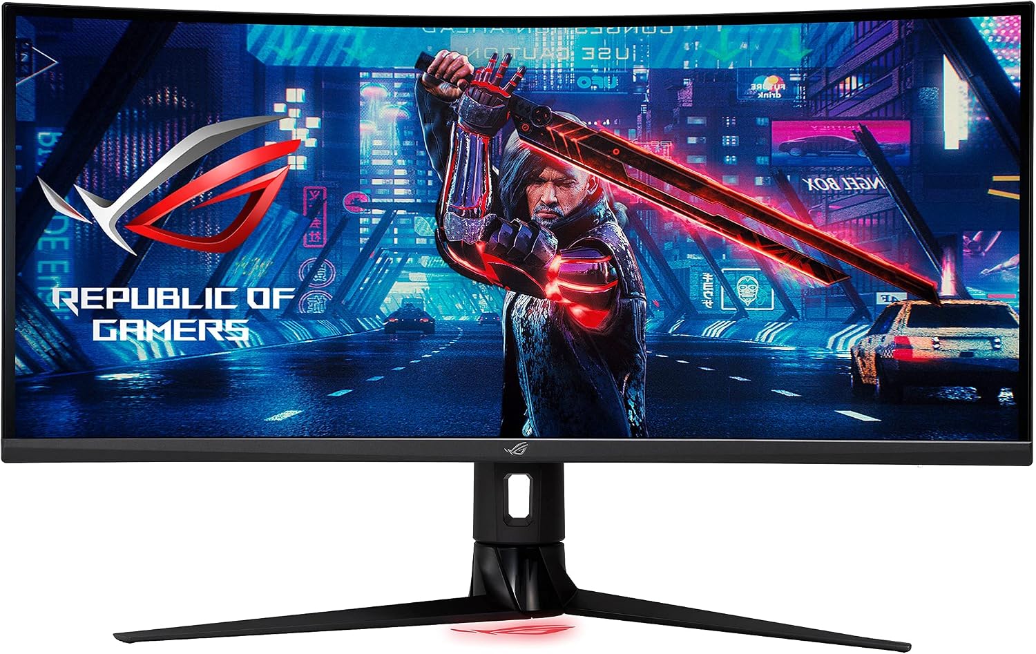 華碩 ROG Strix 34 吋超寬遊戲顯示器 (XG349C) - UWQHD (3440 x 1440)，180Hz，1ms，極低運動模糊同步 (ELMB)，135% sRGB 色域，相容於 G-Sync，DisplayHDR 400，愛眼模式，連接埠模式，PortD 介面模式，PortC 介面模式，PortD-C 介面模式，PortUSC 介面。