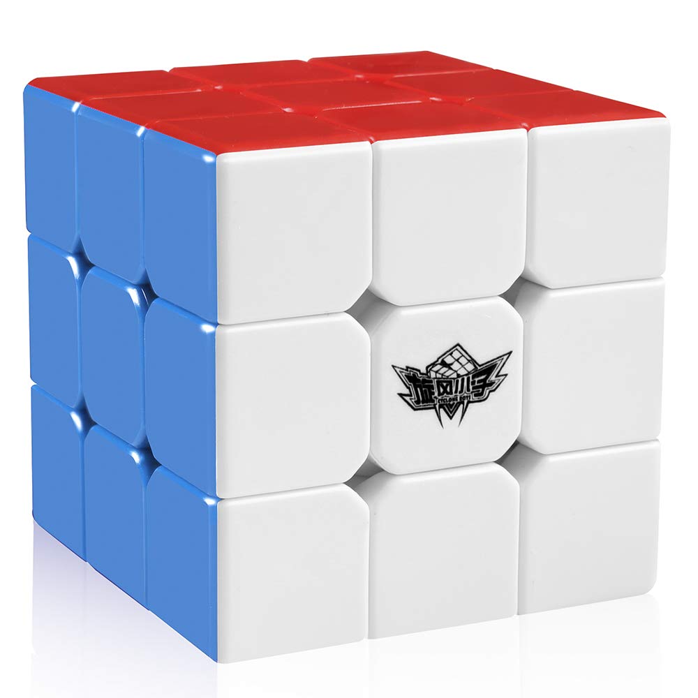 D-FantiX Cyclone 男孩 3x3 速旋魔術方塊 無貼紙 3x3x3 益智玩具 (56mm)