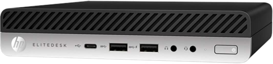HP EliteDesk 705 G4 迷你桌上型電腦，AMD 四核心 Ryzen 5 Pro 2400GE 處理器，最高睿頻 3.8GHz，8GB DDR4 內存，256GB 固態硬碟，HDMI 接口，Windows 10 專業版（翻新機）