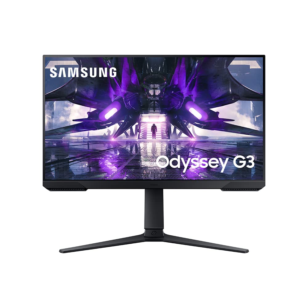 三星 24 吋 Odyssey G32A FHD 1ms 165Hz 遊戲顯示器，具備護眼模式、FreeSync Premium 技術、可調節高度螢幕，提升遊戲舒適度，支援 VESA 壁掛安裝 (LS24AG320NNXZA)