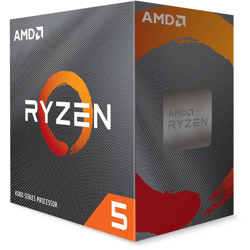 AMD Ryzen™ 5 4500 6核心12執行緒可超頻桌上型處理器，配備Wraith Stealth散熱器