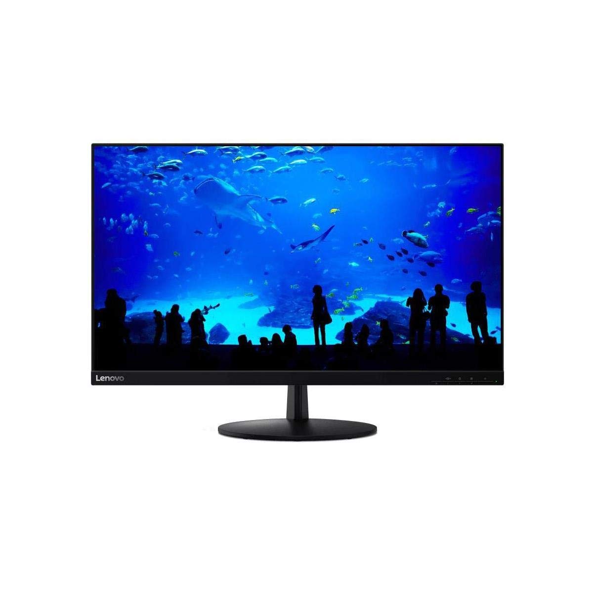 聯想 L28u-30 28 英寸 IPS 顯示器，UHD 4K 顯示屏，超窄邊框，支援 AMD FreeSync，4ms 響應時間，60Hz 刷新率，配備 HDMI 和 DisplayPort 接口，低藍光，支援 VESA 壁掛