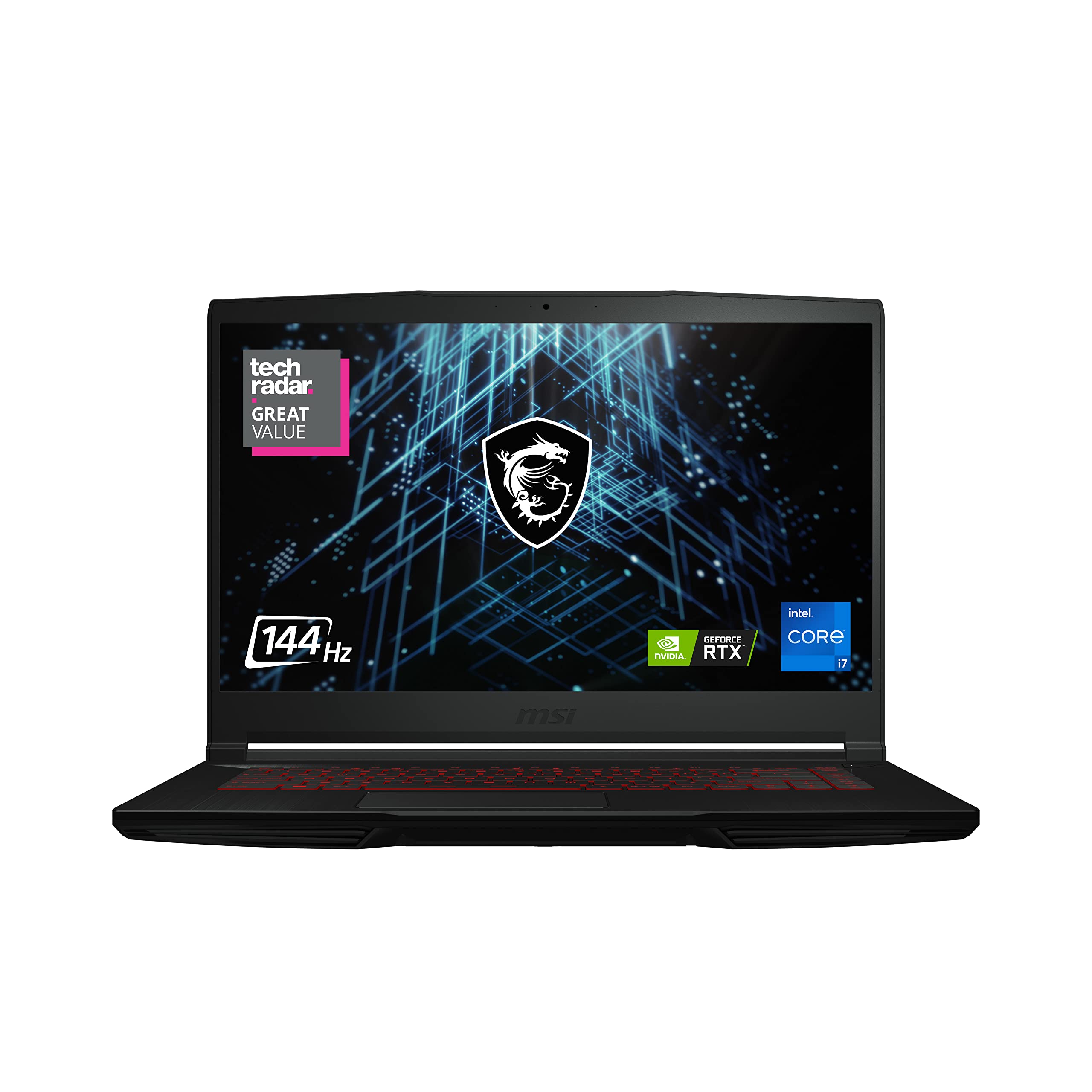 MSI GF63 15.6吋 144Hz 遊戲筆記型電腦：Intel Core i7-11800H RTX 3050 TI 16GB 512GB NVMe SSD Win11 (11UD-260)
