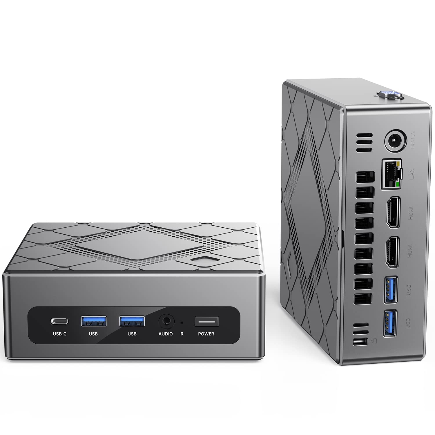 迷你電腦，搭載英特爾 i7-10810U 處理器（最高 4.9 GHz），配備 16GB 內存和 512GB M.2 2280 固態硬碟，預裝 Windows 11 專業版作業系統，支援 WiFi 5、藍牙 4.2、4K HDMI Type-C 介面、專業版作業系統，支援 WiFi 5、藍牙 4.2、4K HDMI Type-C 介面、專業版作業系統，支援ESA VUS、BUSL/BUS 介面壁掛