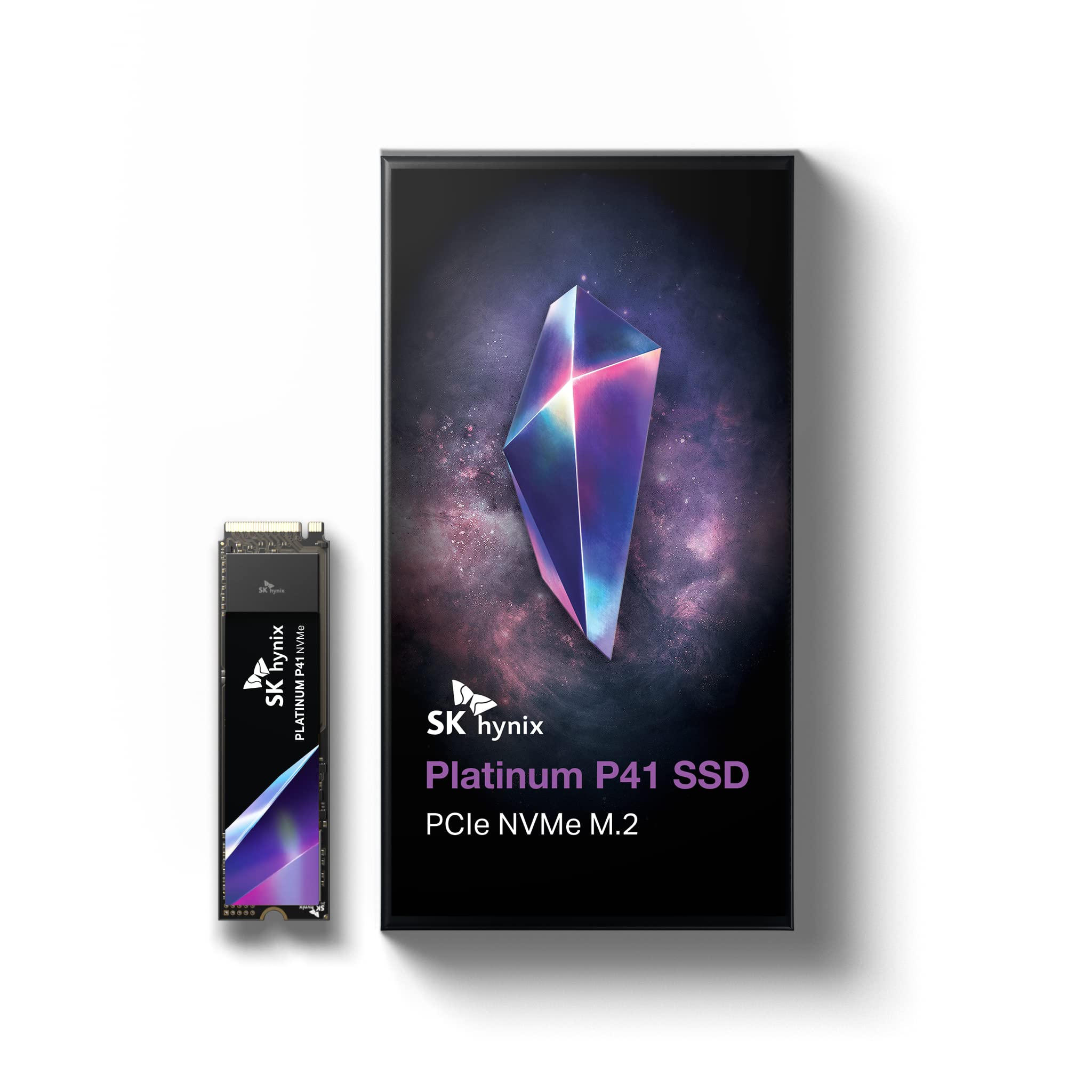 SK海力士白金P41 2TB PCIe NVMe Gen4 M.2 2280 內建固態硬碟 | 最高7000MB/s | 小巧M.2固態硬碟外型尺寸 | 內建固態硬碟，採用176層NAND 隨身碟
