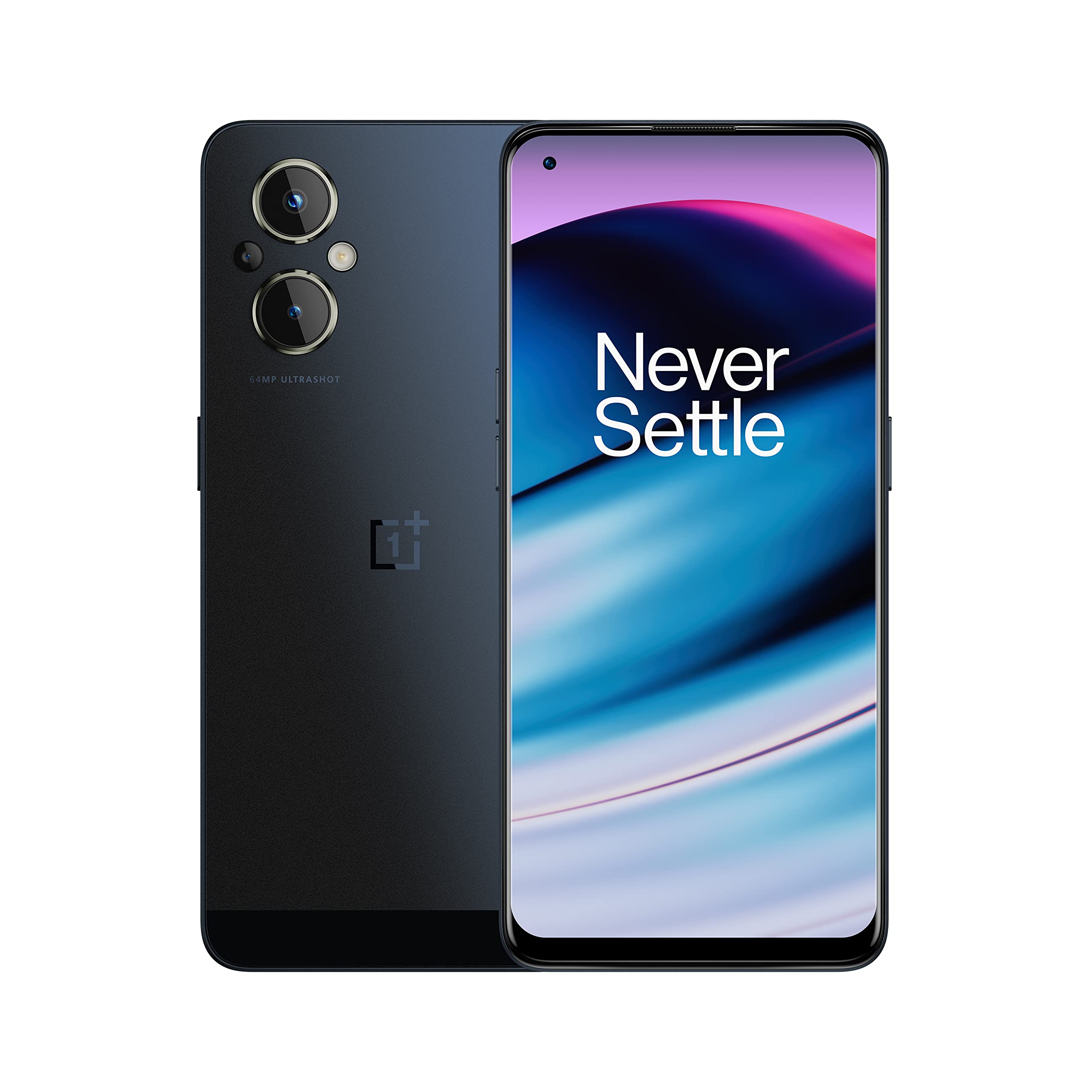 一加 Nord N20 5G | 安卓智慧型手機 | 6.43 吋 AMOLED 顯示器 | 6GB+128GB | 美國解鎖版 | 4500mAh 電池 | 33W 快充 | 藍煙灰