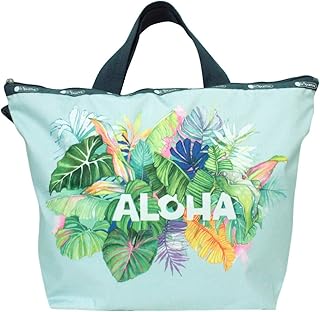 Lauren Roth Nanea Aloha Uluwehi 夏威夷獨家款易攜斜背包+手提包，款式 2431/顏色 K611，Aloha 印花 - 充滿活力的熱帶花卉和標誌性菠蘿圖案，Lauren R