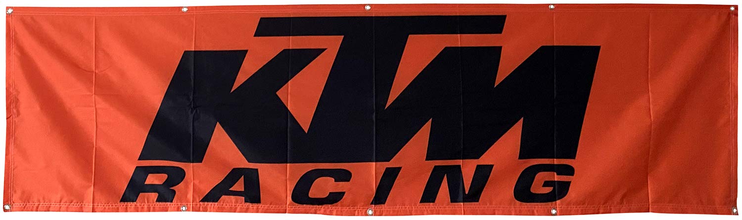 Daoops KTM 賽車旗幟摩托車賽車 2X8 英尺橫幅
