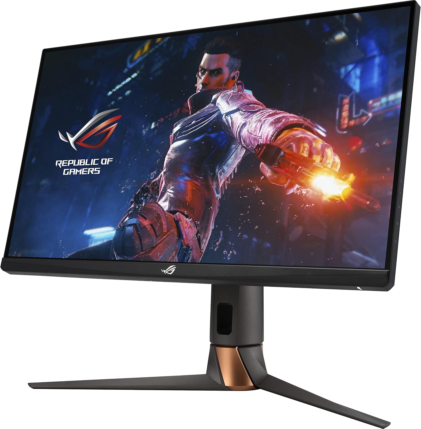 華碩 ROG Swift 27 吋 1440P 電競顯示器 (PG279QM) - WQHD (2560 x 1440)，快速 IPS 面板，240Hz 刷新率，1ms 反應時間，支援 G-SYNC 技術、NVIDIA Reflex 延遲分析器、DisplayHDR 400、213, 20022 介面護眼裝置、尺寸
