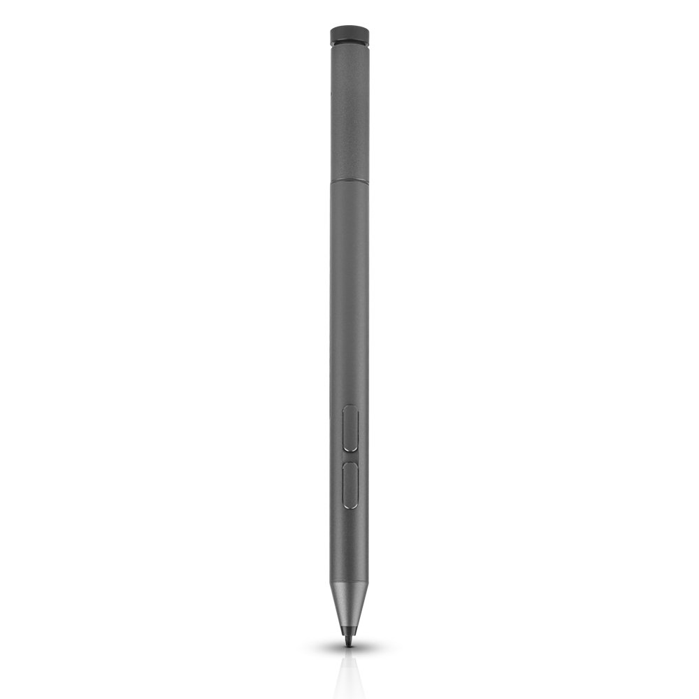 聯想Active Pen 2，4096級壓感，自訂快捷鍵，適用於ThinkPad X1 Tablet Gen 2、Miix 720、510、520、Yoga 720、920，包含替換筆尖，GX80N07825
