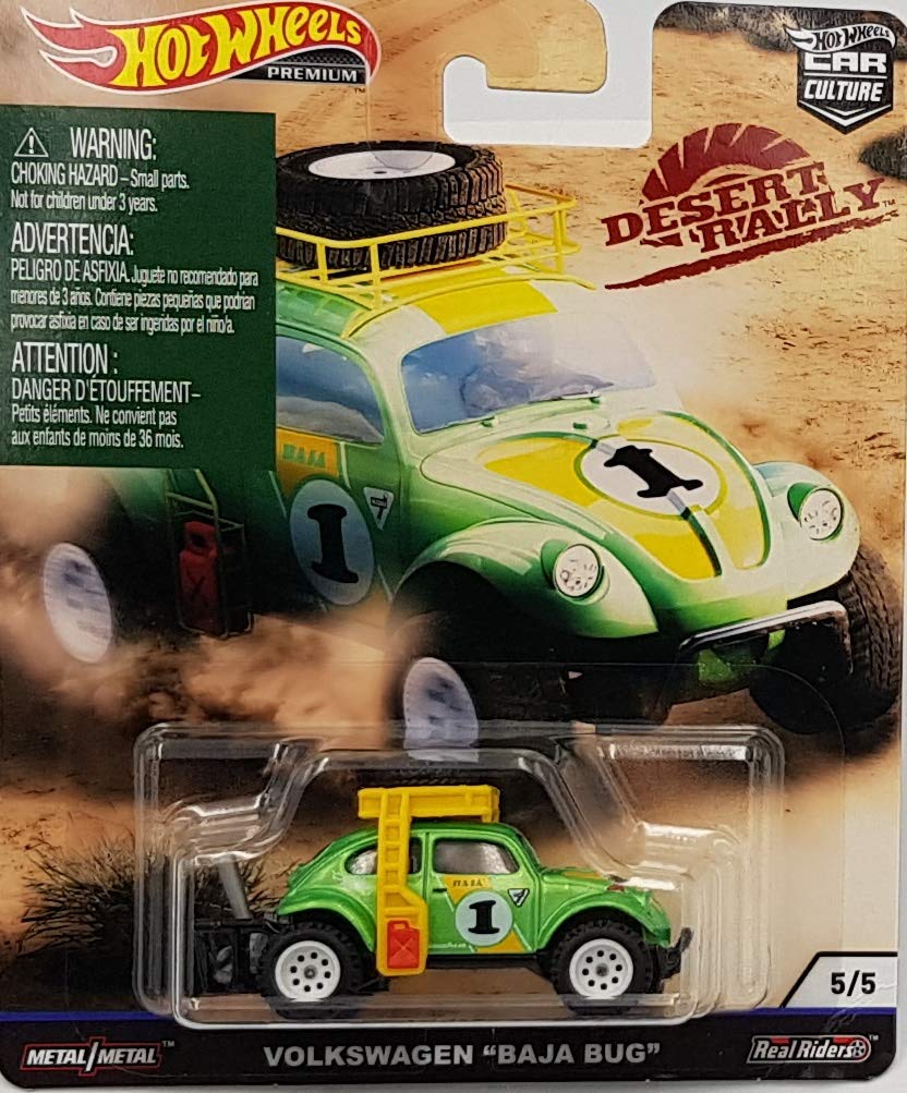 Hot Wheels 汽車文化沙漠拉力賽大眾 Baja Bug 5/5，綠色