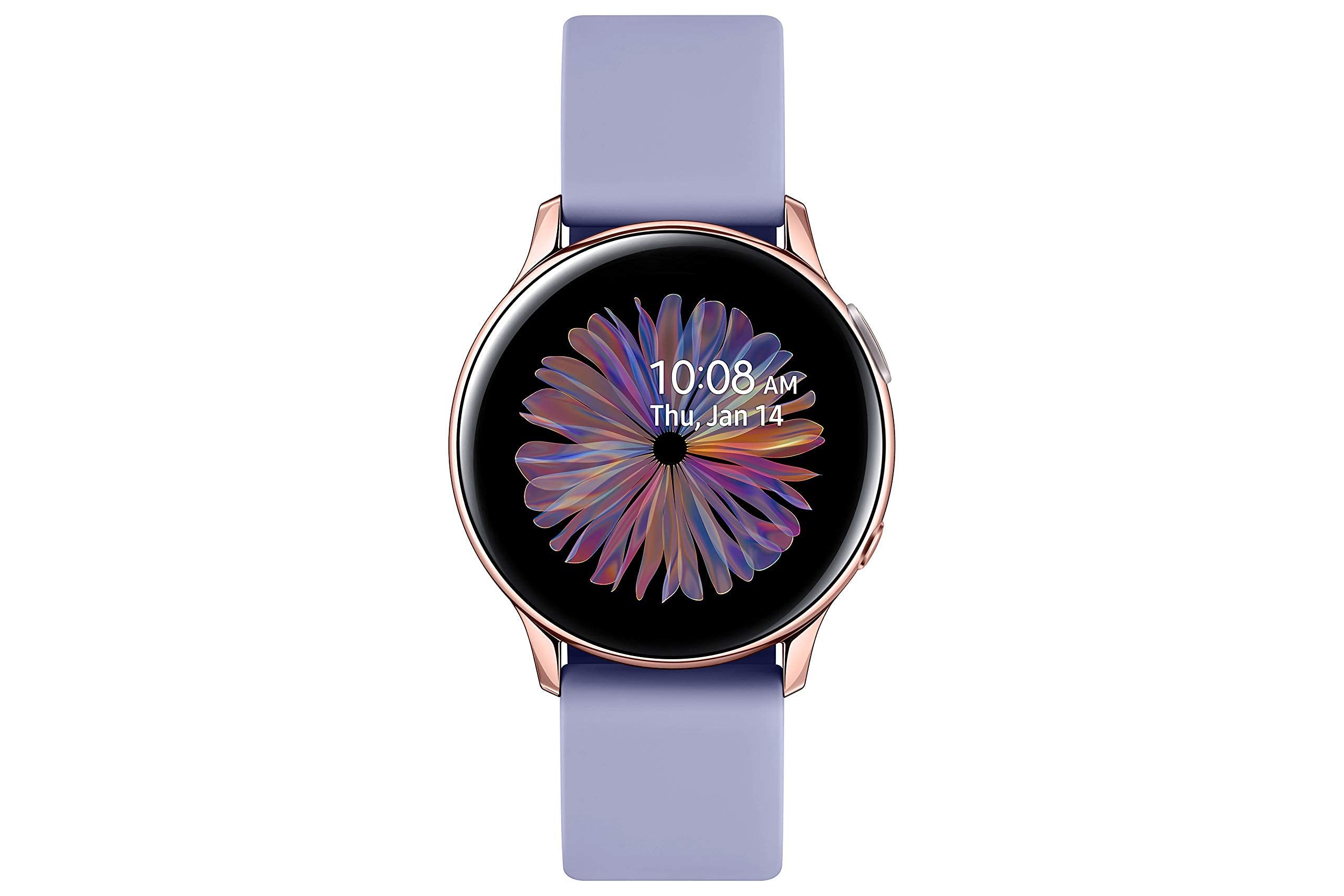 三星 Galaxy Watch Active 2（40 毫米，GPS，藍牙）智慧手錶，具備高級健康監測、健身追蹤和持久電池續航力 - 玫瑰金（美國版）（翻新機）