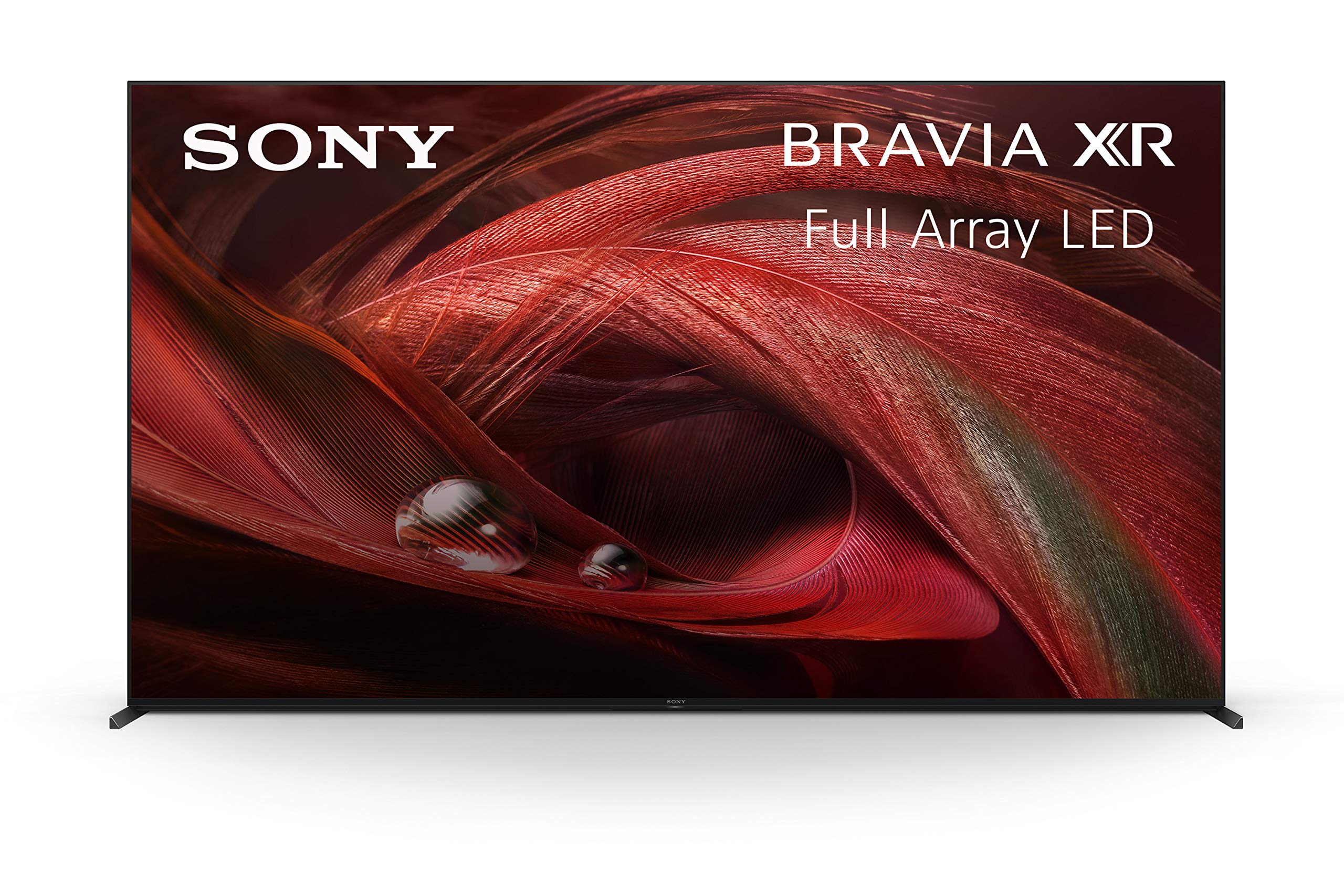 Sony X95J 85 吋電視：BRAVIA XR 全陣列 LED 4K 超高清智慧 Google 電視，支援杜比視界 HDR 和 Alexa 語音助手，型號 XR85X95J-2021，黑色