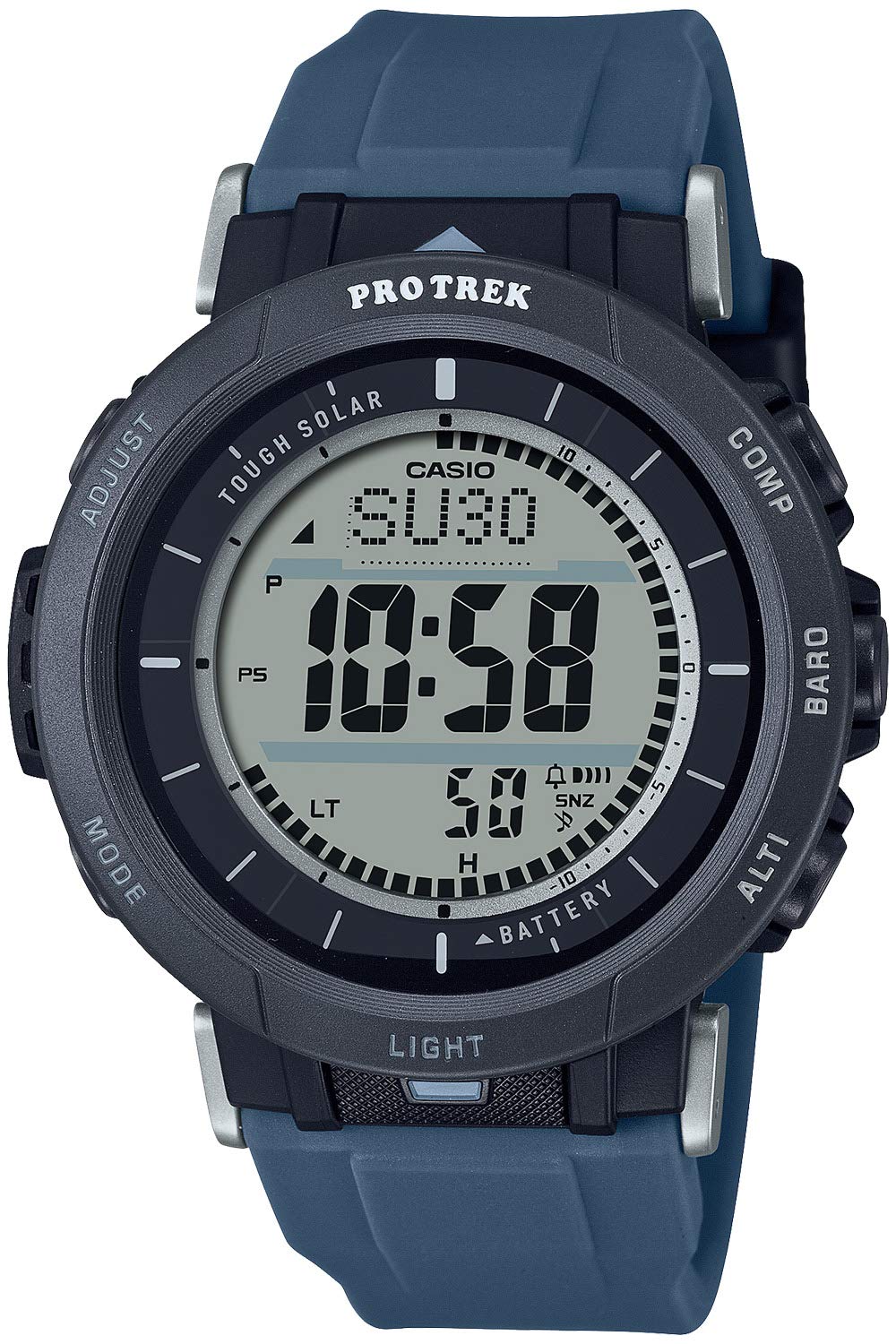 Protrek [日本進口] Solar PRG-30-2JF 海軍藍腕錶
